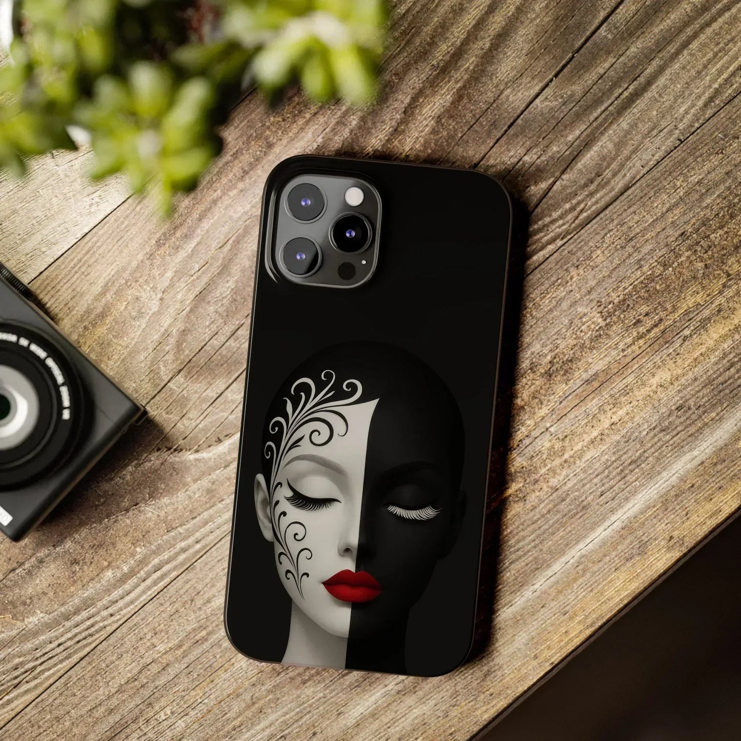 Artistic Head Design Phone Case for iPhone 7-16 Models - KarArmDesign