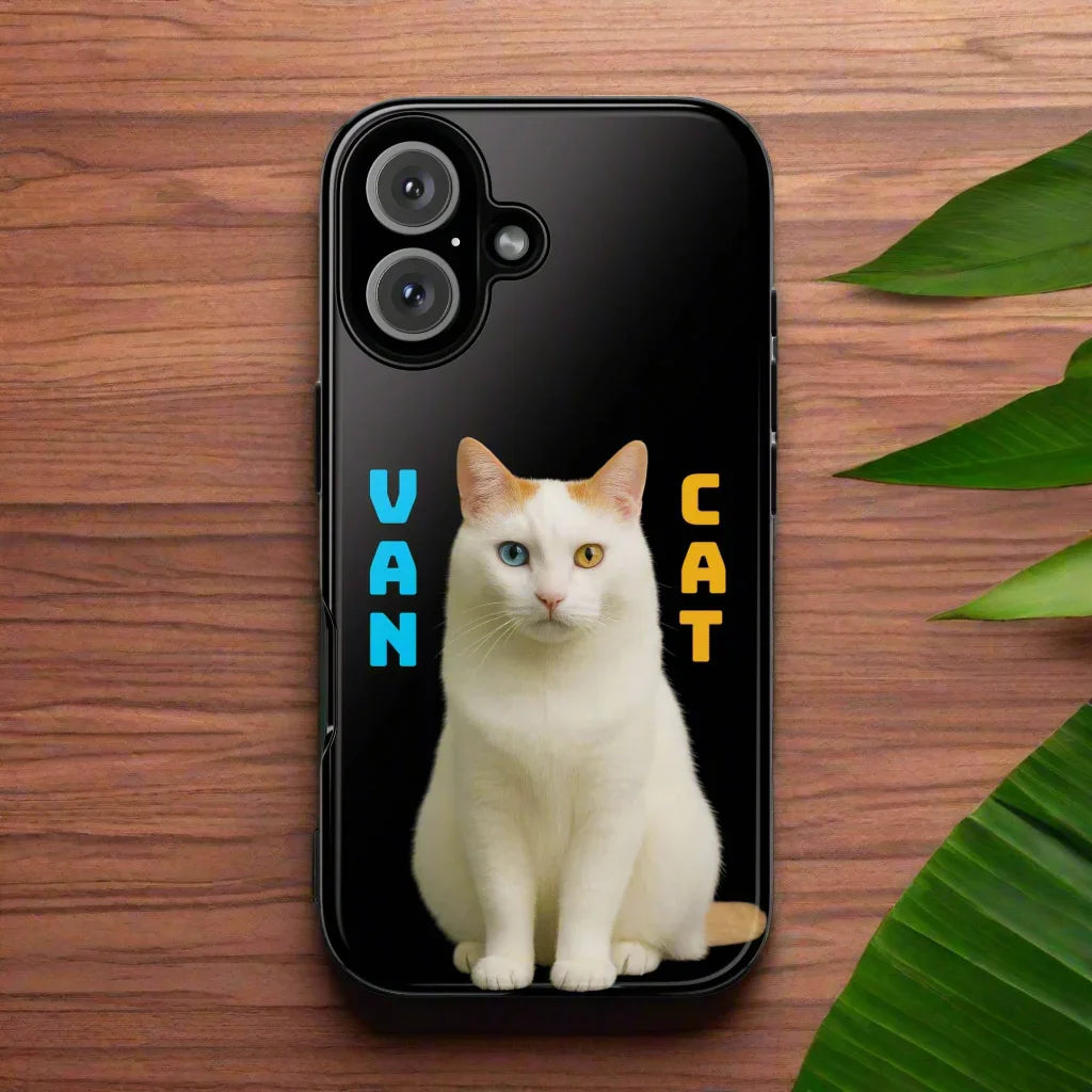 VAN CAT Phone Case for iPhone 8-16 and Samsung Galaxy S20-S25 Models