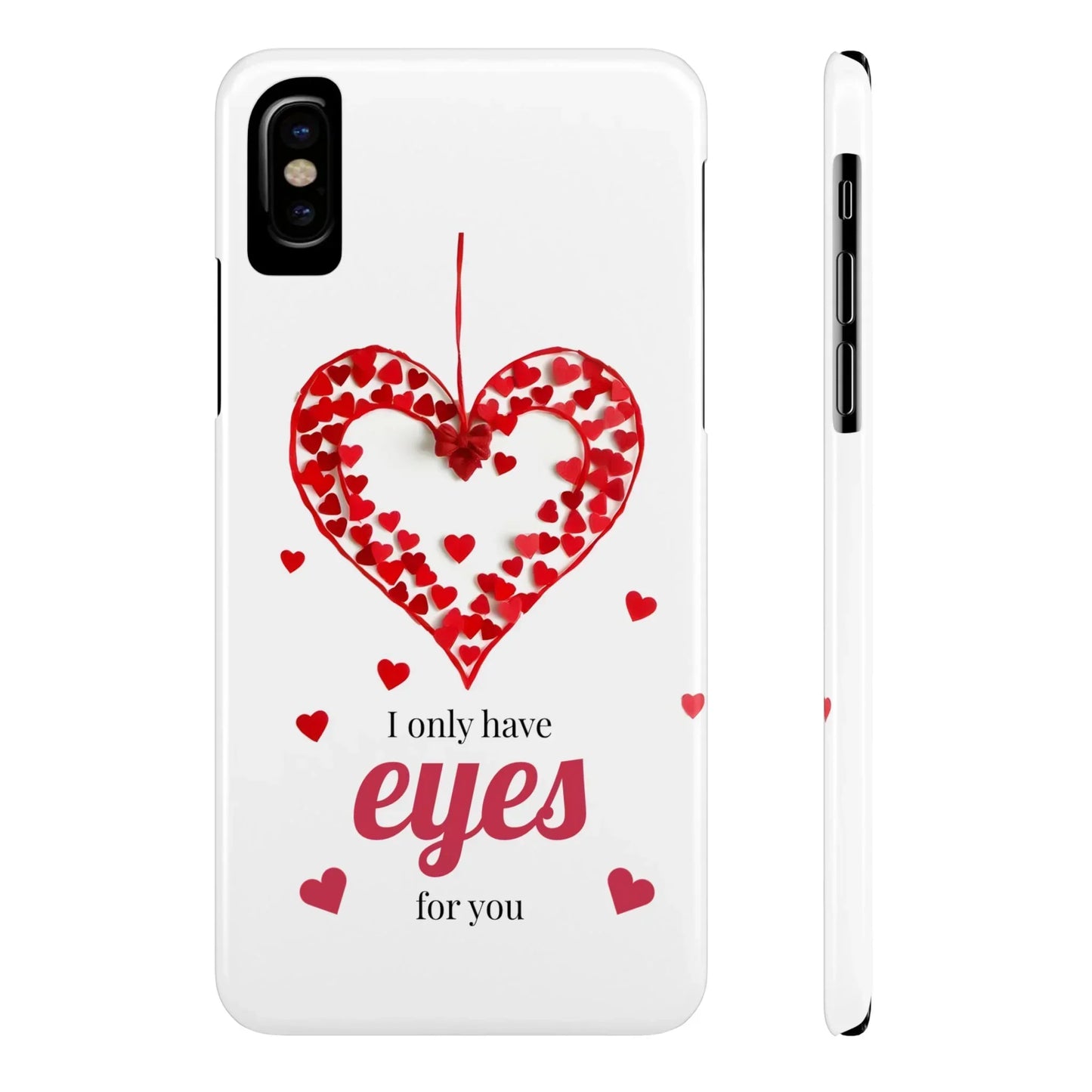 I Only Have Eyes for You – Romantic Phone Case for iPhone 7-16 Models - KarArmDesign