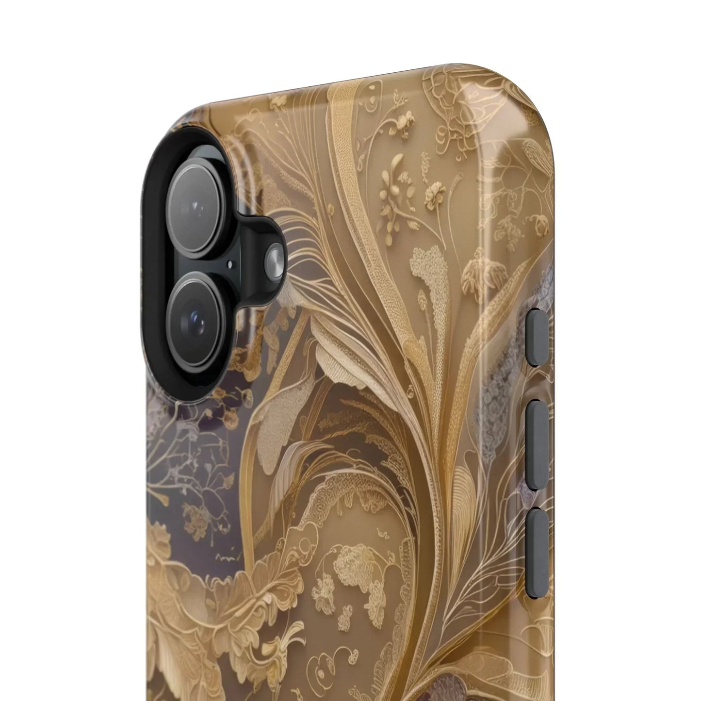 Botanical Luxury Design Impact-Resistant Phone Case for iPhone 12-16 and Galaxy S21-S22 Models - KarArmDesign