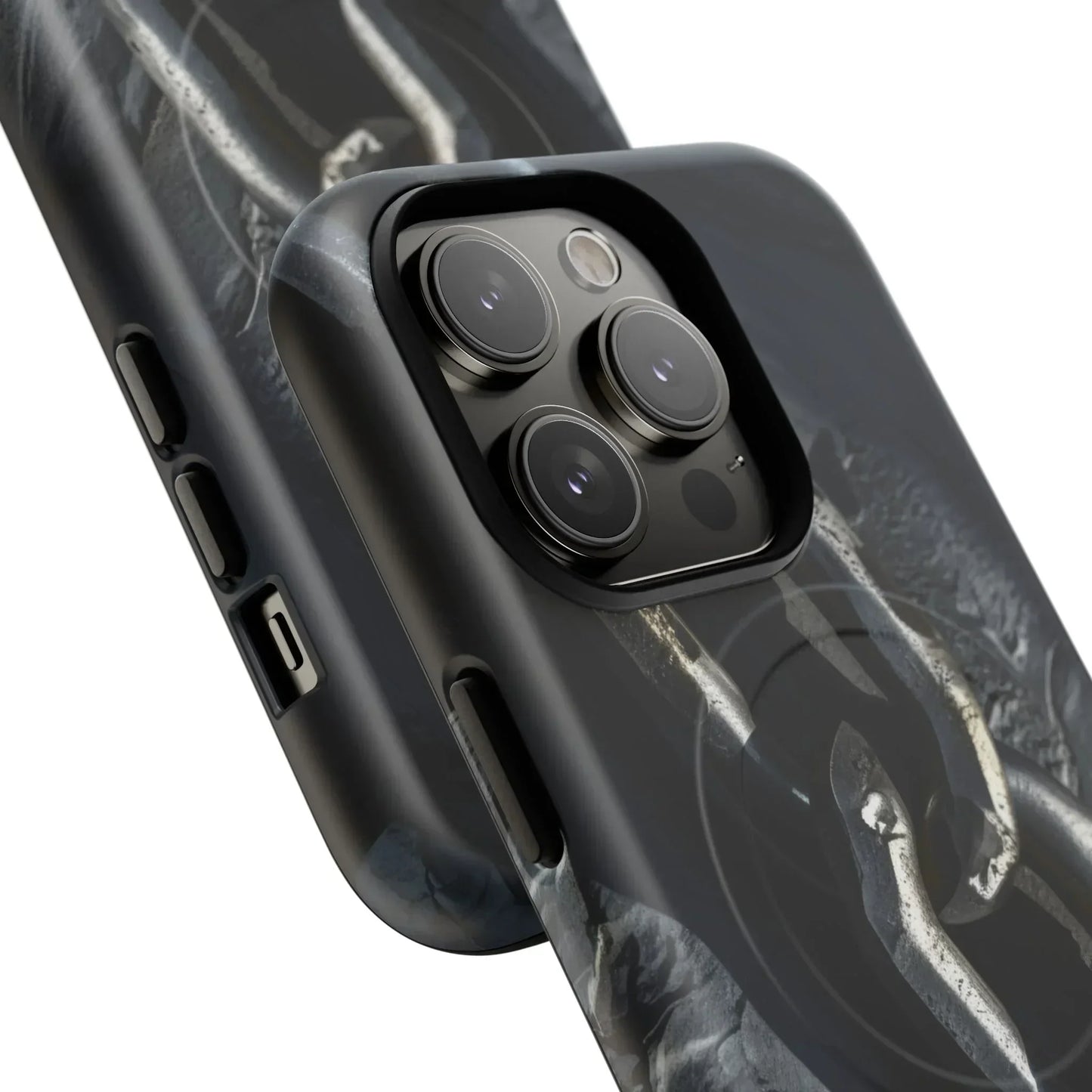 “Iron Chain” Tough Magnetic Phone Case for iPhone 14-16 Models - KarArmDesign