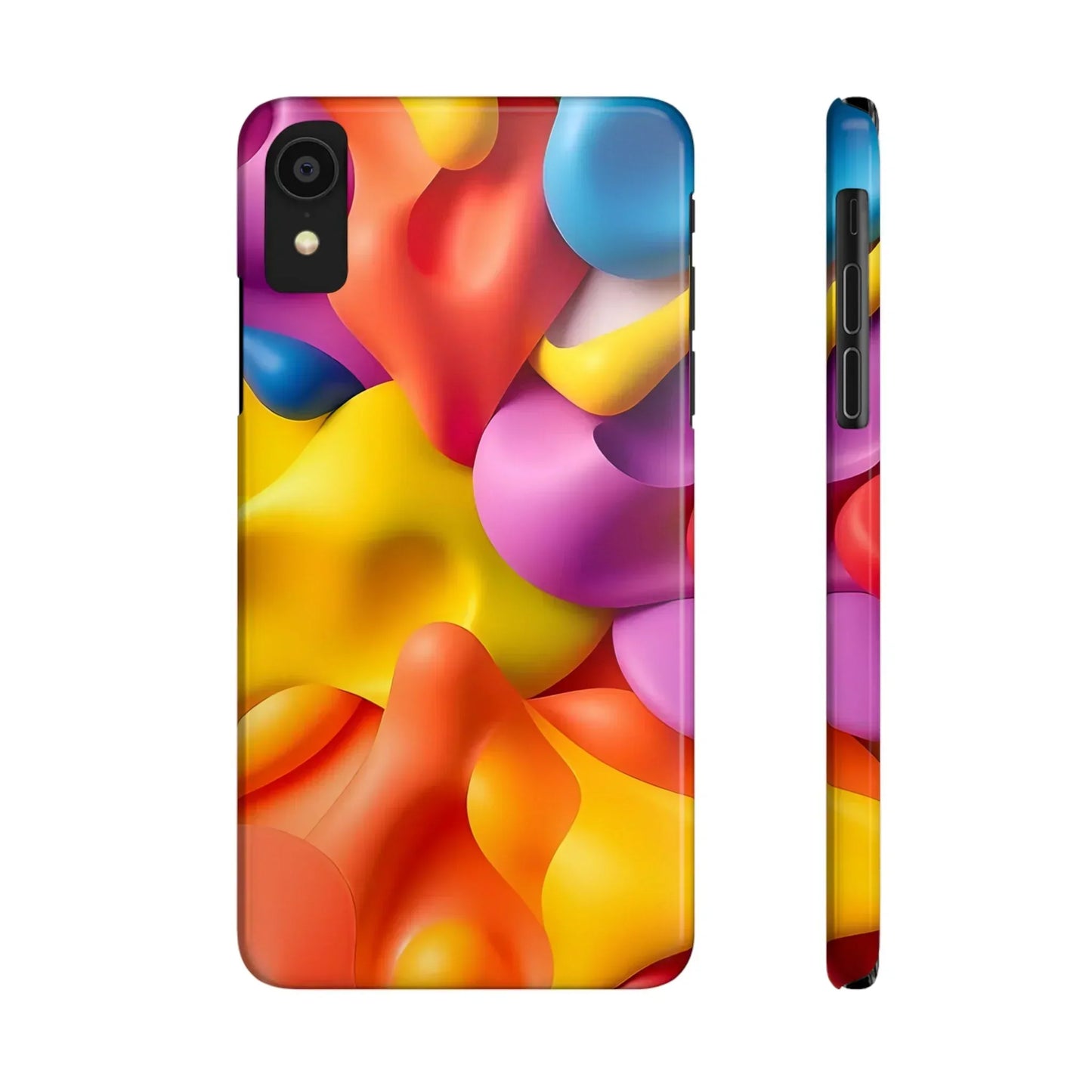Vibrant Abstract Color Phone Case for iPhone 7-16 Models - KarArmDesign