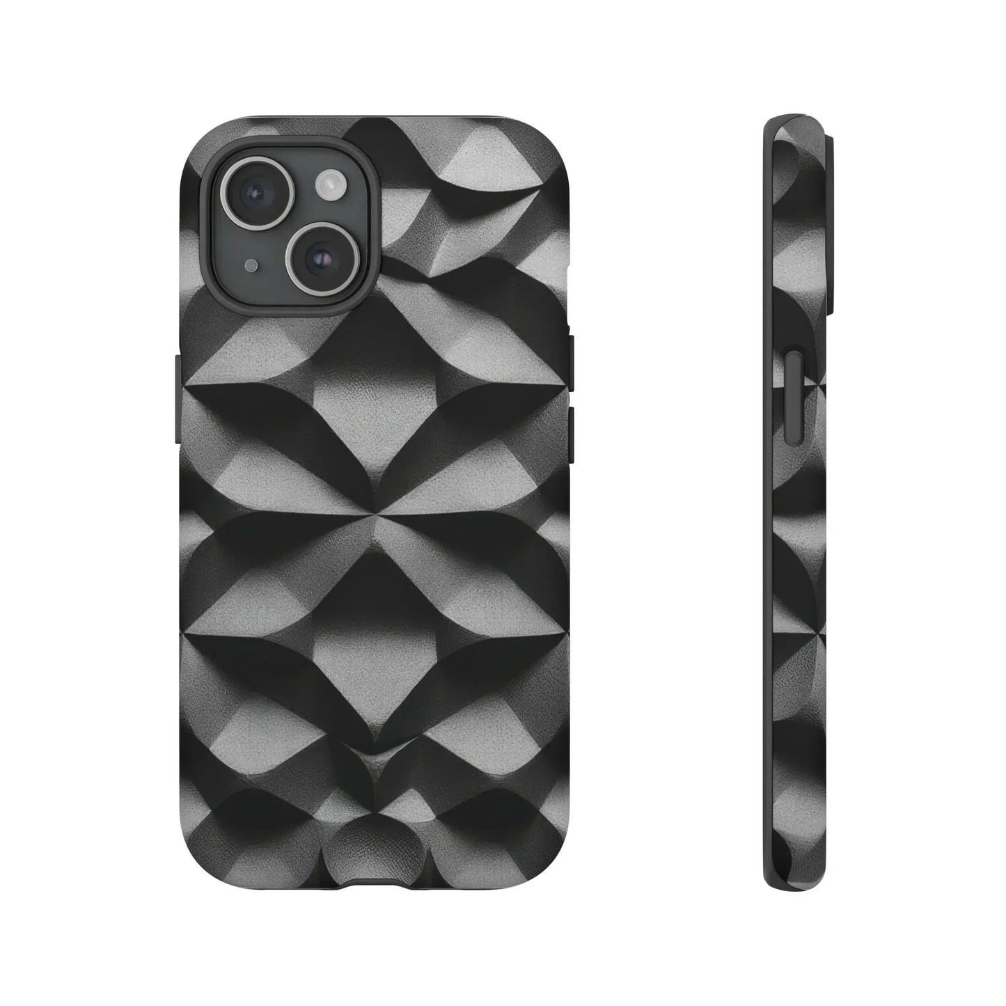 3D Geometric Phone Case for iPhone 8–16 Models - KarArmDesign