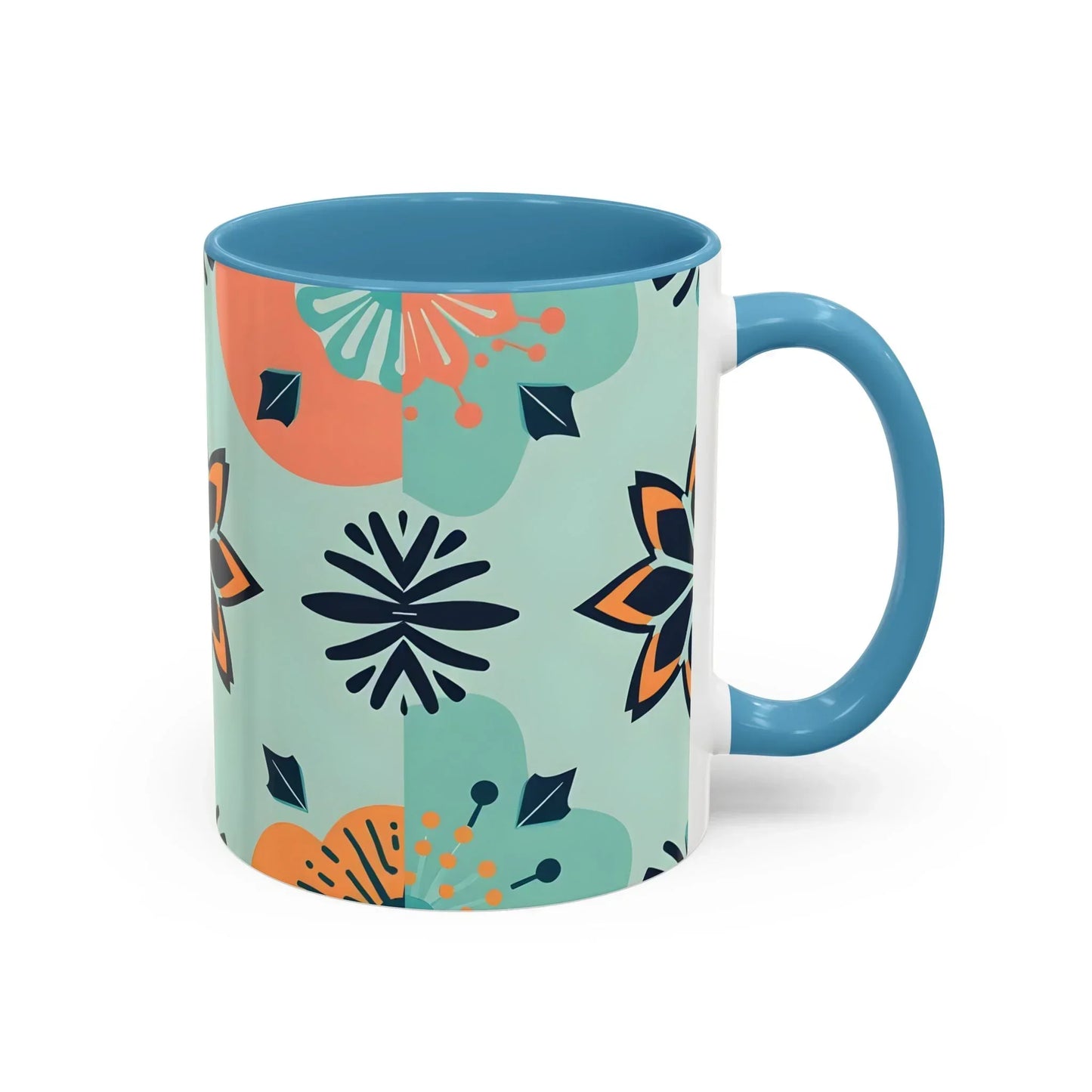 Floral Ornament Coffee Mug – 11oz - KarArmDesign