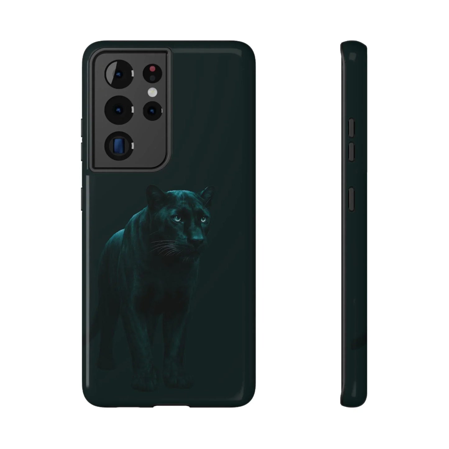 Black Panther Phone Case for iPhone 12-16 and Samsung Galaxy S21-S22 Models - KarArmDesign