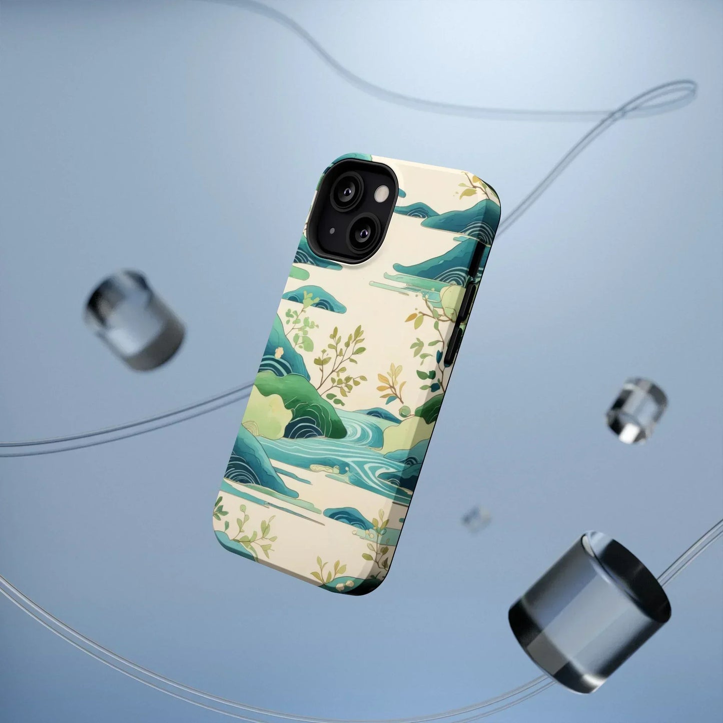 Nature Landscape Phone Case for iPhone 12-16 and Samsung Galaxy S21-S22 Models - KarArmDesign