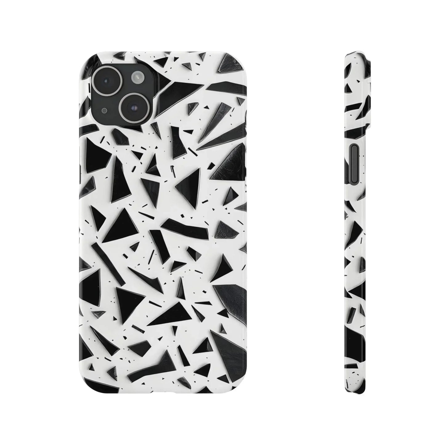 Abstract Slim Phone Case for iPhone 7 to 16 Models - KarArmDesign