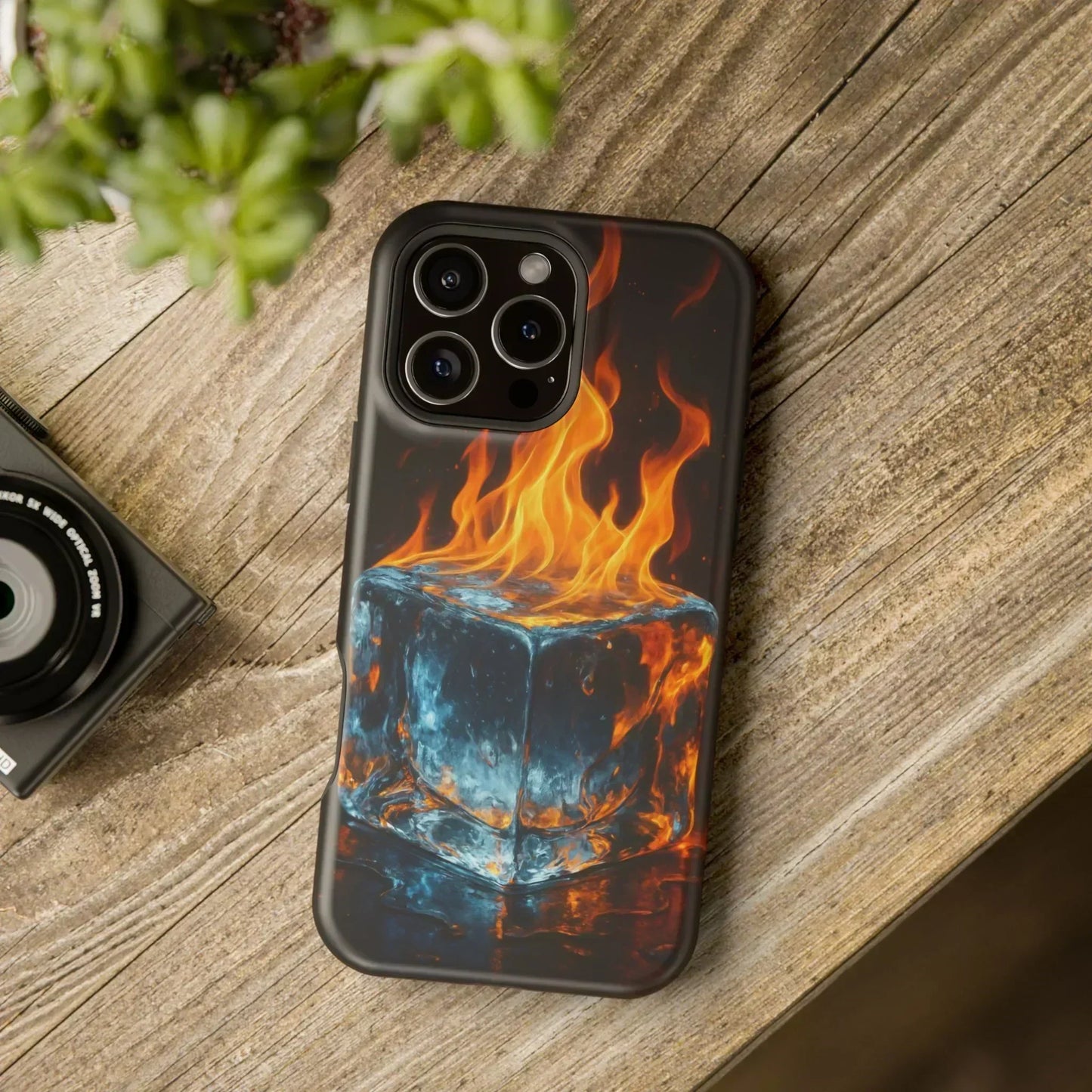 Flame Ice Phone Case for iPhone 12-16 and Samsung Galaxy S21-S22 - KarArmDesign