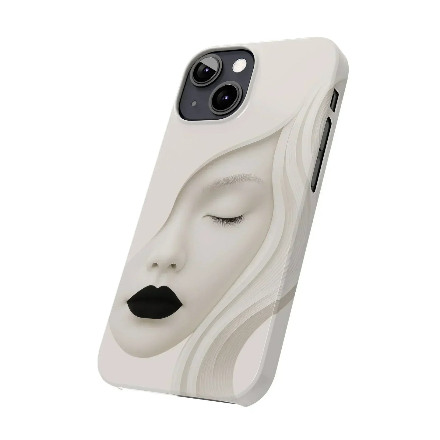 Minimalist Face Phone Case for iPhone 7-16 Models - KarArmDesign