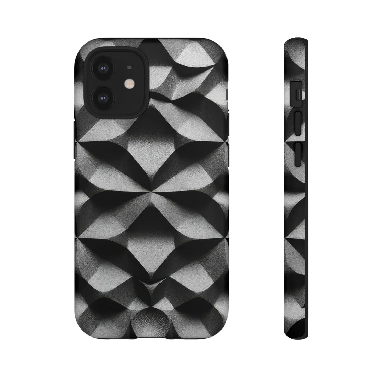 3D Geometric Phone Case for iPhone 8–16 Models - KarArmDesign