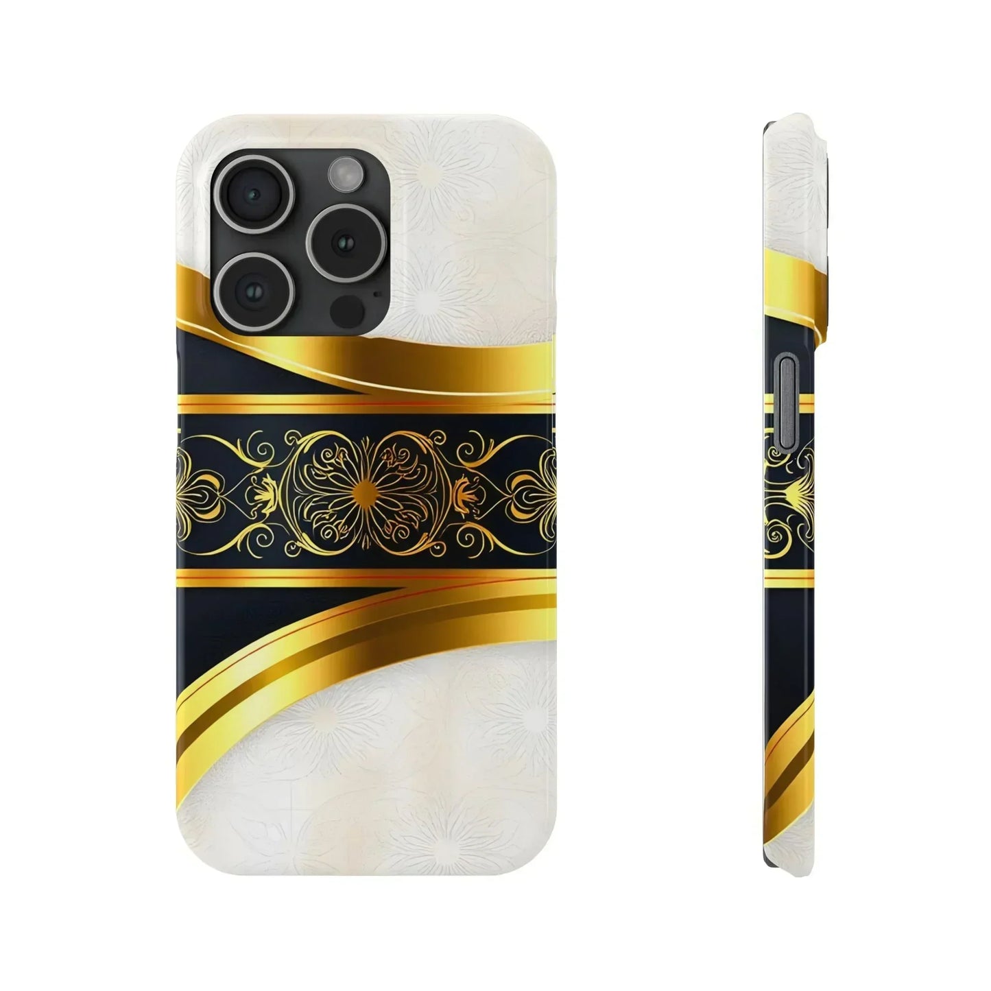 Baroque Gold Floral Phone Case for iPhone and Samsung - KarArmDesign