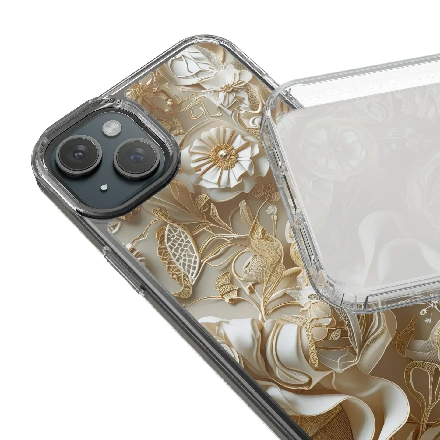 Minimalist Clear Phone Case for iPhone 12-16 and Samsung Galaxy S21 Models - KarArmDesign