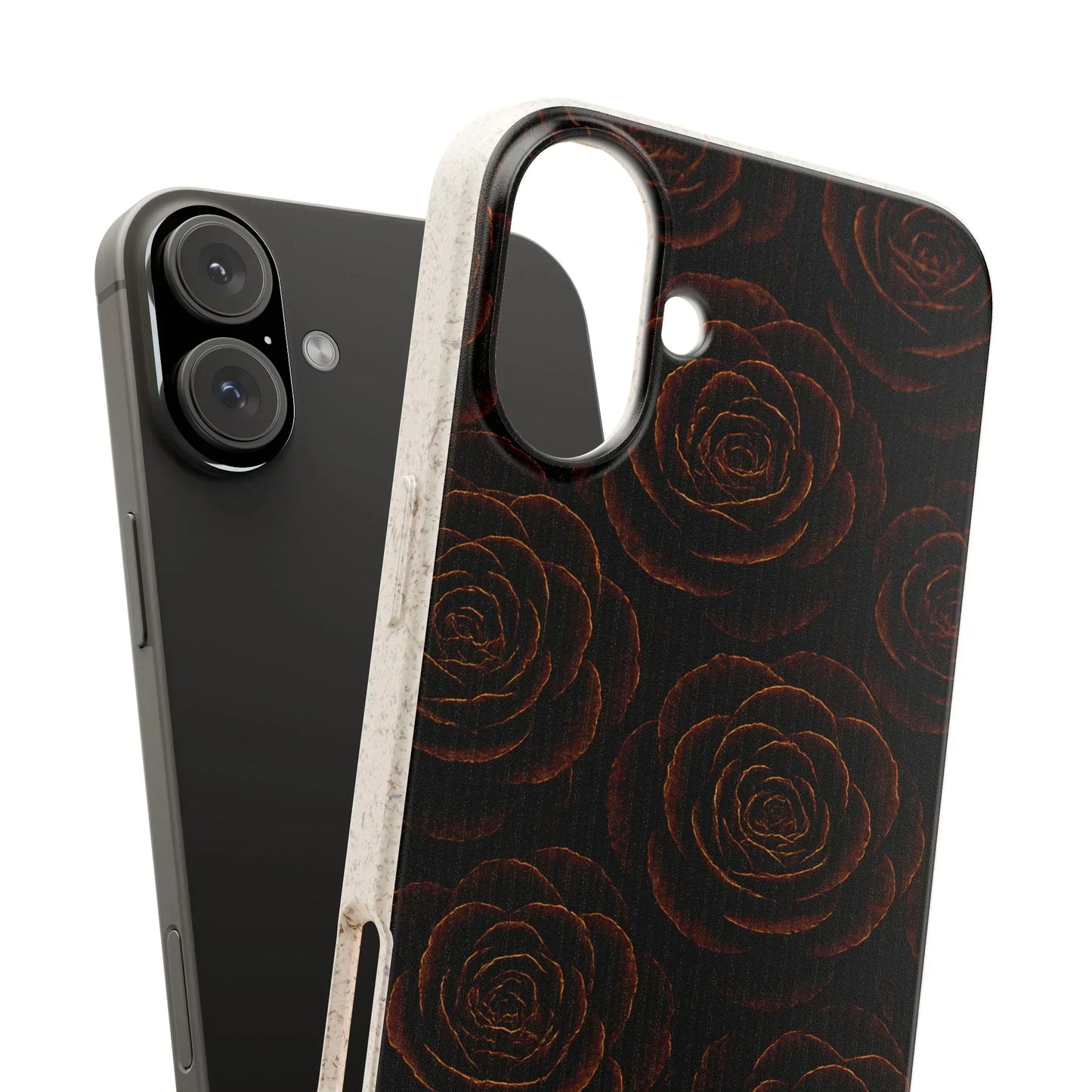 Wooden Roses Phone Case for iPhone 11-16 and Samsung Galaxy S20-S22 Models - KarArmDesign