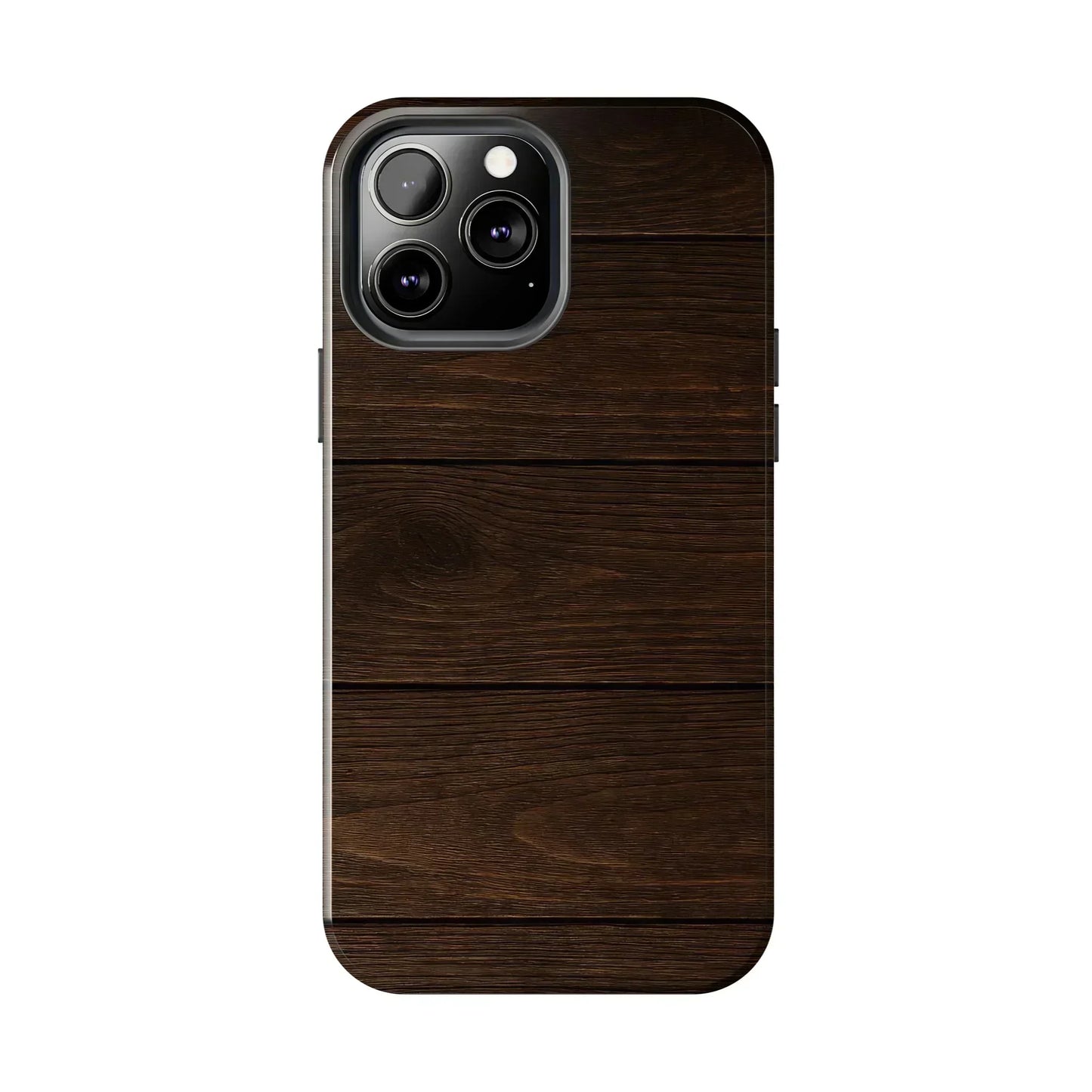 Dark Wood Grain Phone Case for iPhone and Galaxy - KarArmDesign