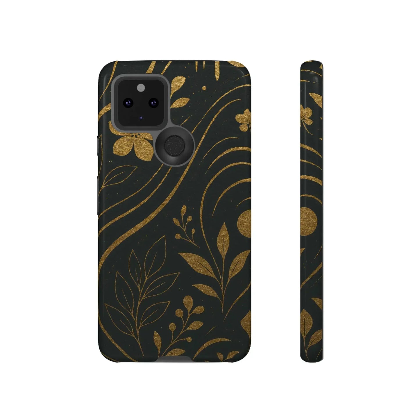 Foil Frenzy Abstract Gold Pattern Phone Case for Samsung Galaxy and Google Pixel - KarArmDesign