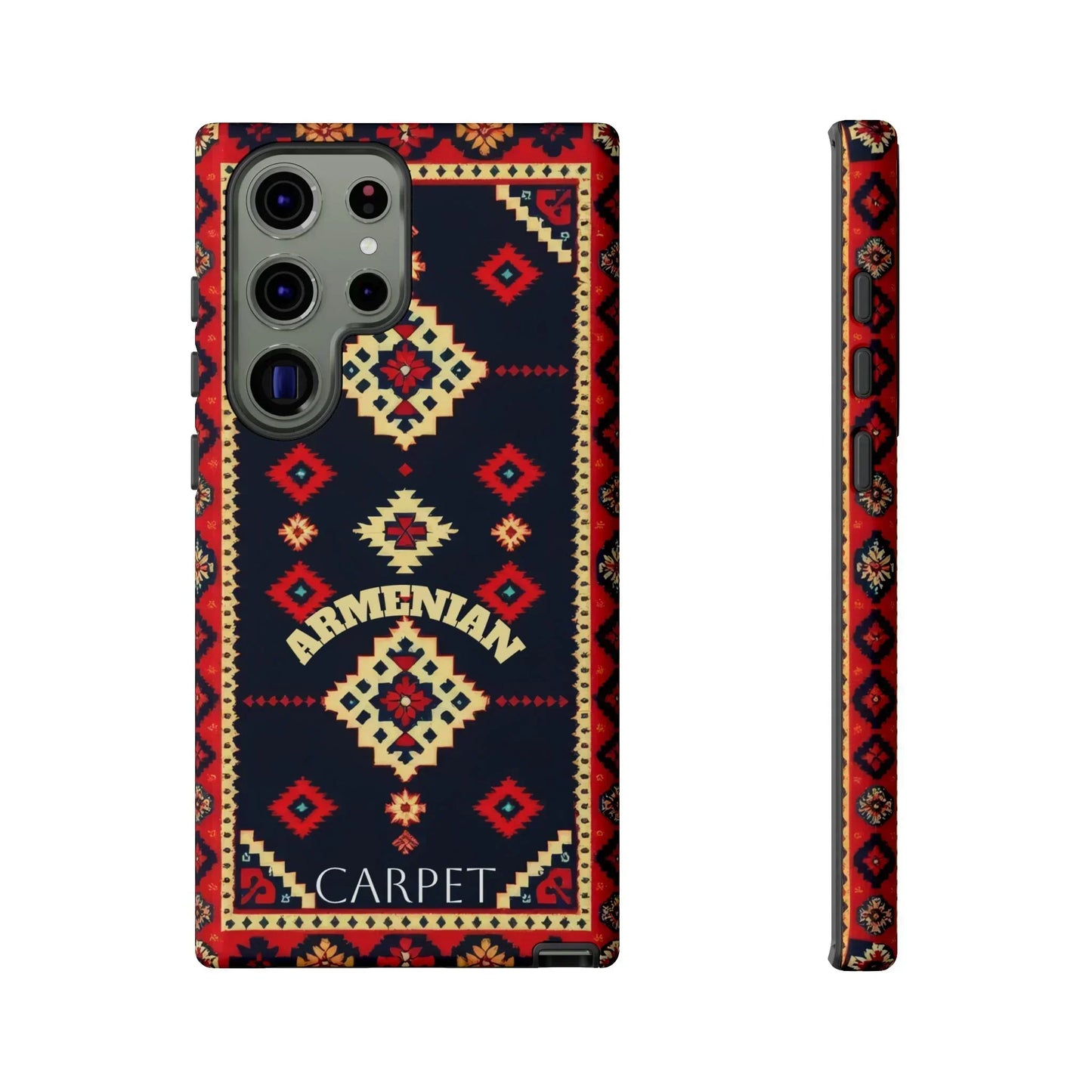 Armenian Carpet Design Phone Case for Samsung Galaxy and Google Pixel Models - KarArmDesign