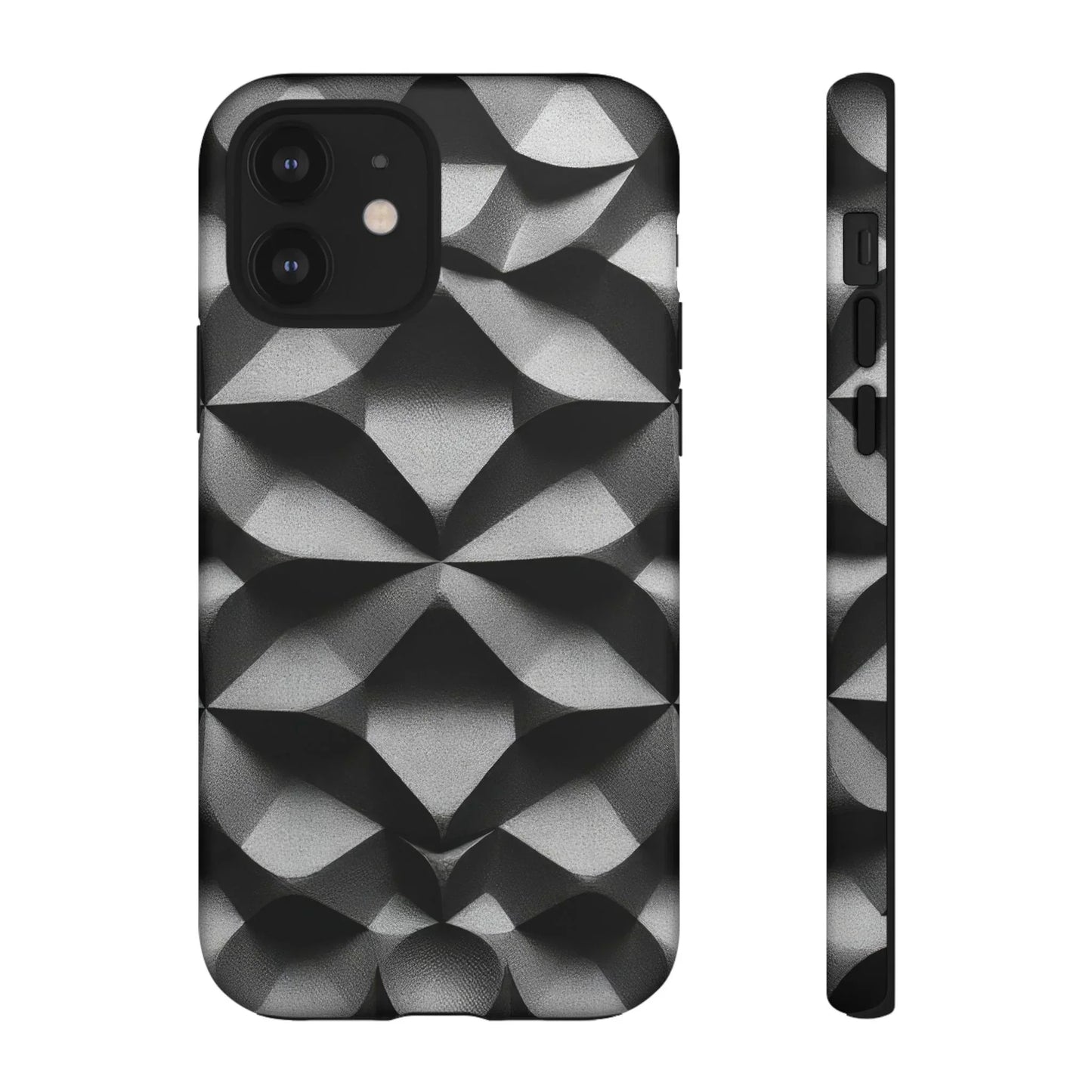 3D Geometric Phone Case for iPhone 8–16 Models - KarArmDesign