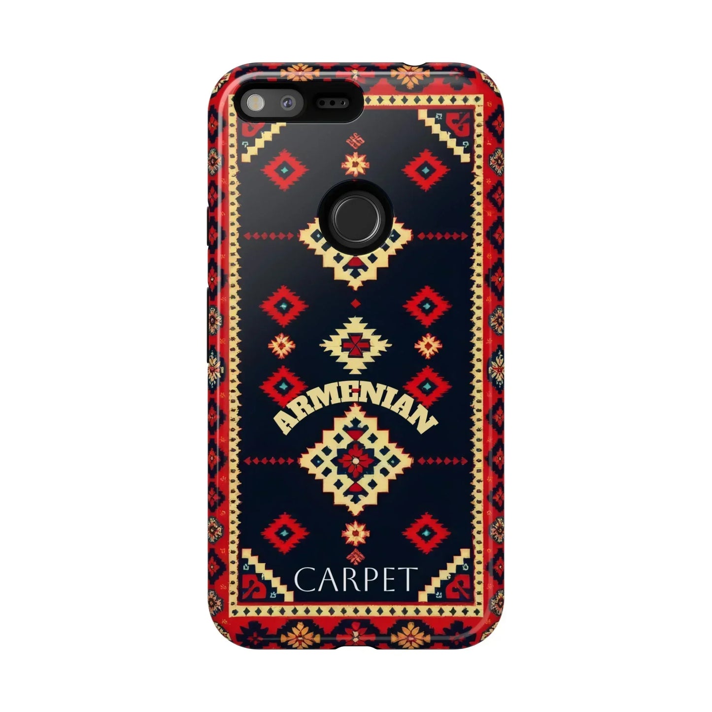 Armenian Carpet Design Phone Case for Samsung Galaxy and Google Pixel Models - KarArmDesign