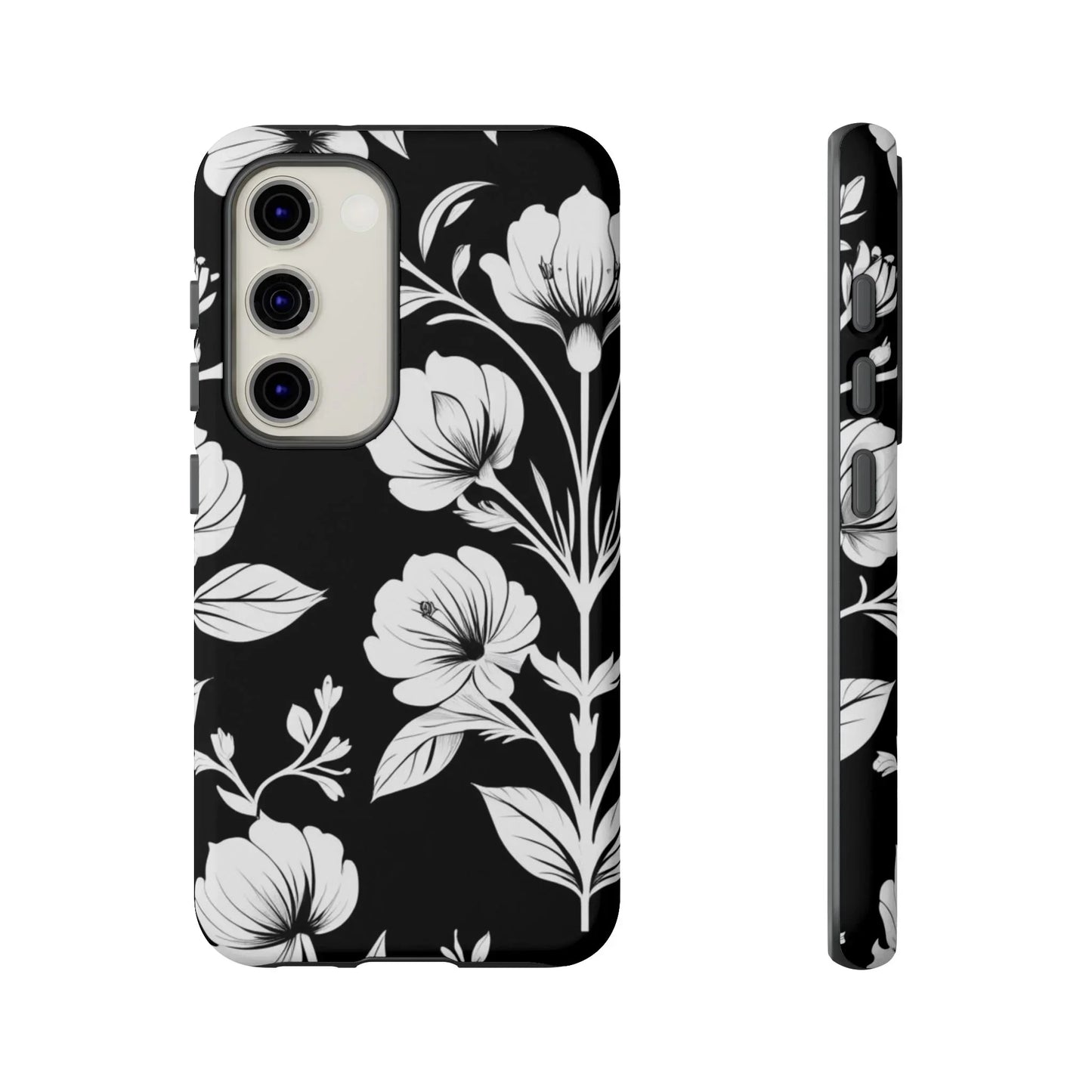 ElegantFloral Phone Case for Samsung Galaxy S10-S25 Models - KarArmDesign