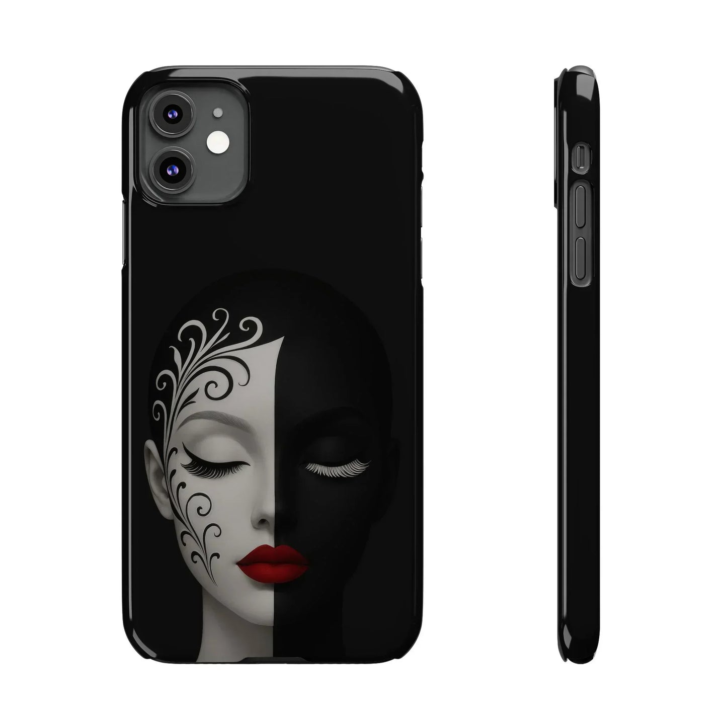 Artistic Head Design Phone Case for iPhone 7-16 Models - KarArmDesign