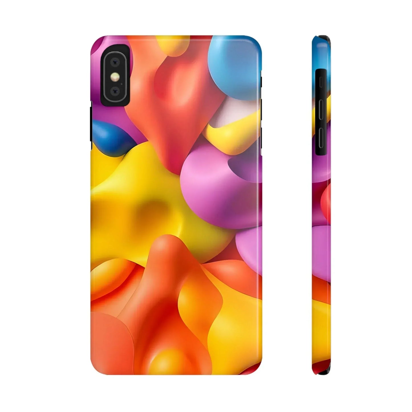 Vibrant Abstract Color Phone Case for iPhone 7-16 Models - KarArmDesign