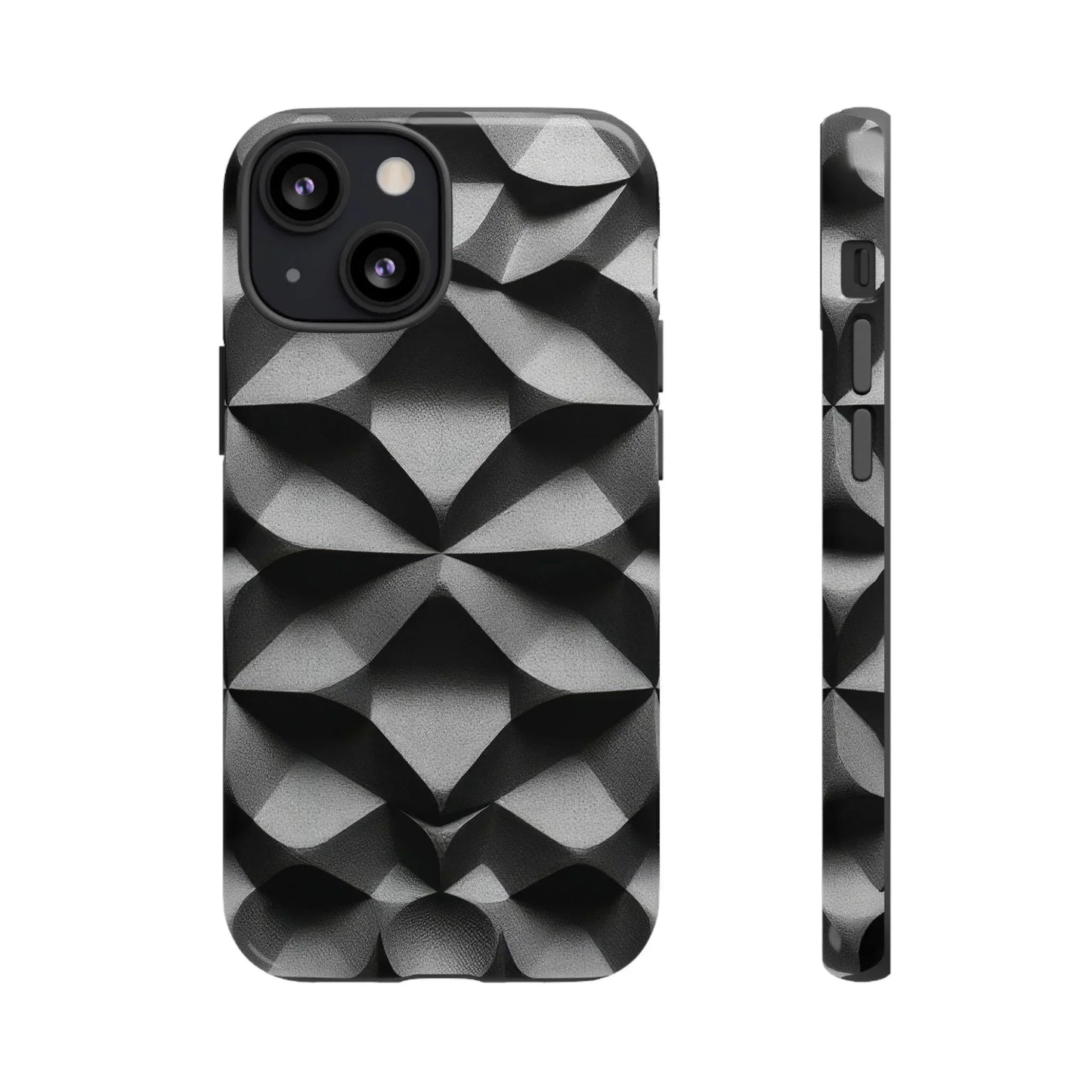 3D Geometric Phone Case for iPhone 8–16 Models - KarArmDesign