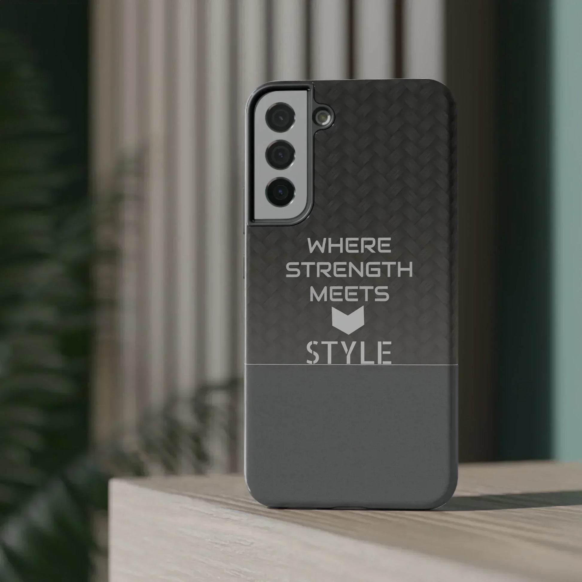 Gray Carbon Phone Case for iPhone 12-16 and Galaxy S21-S22 Models - KarArmDesign