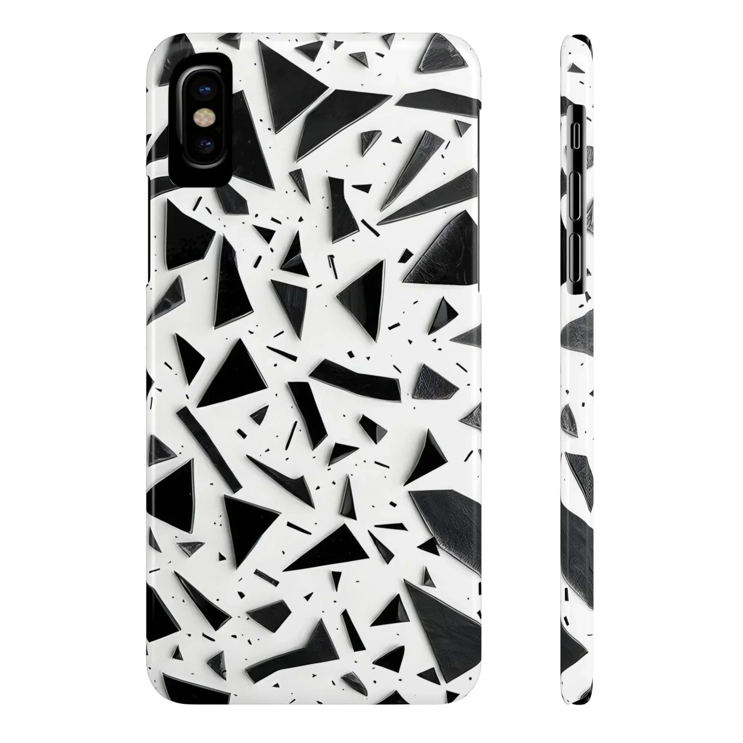 Abstract Slim Phone Case for iPhone 7 to 16 Models - KarArmDesign