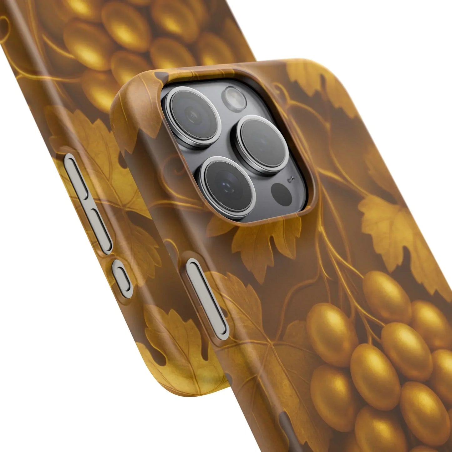Golden Grapes Phone Case for iPhone 7–16 Models - KarArmDesign
