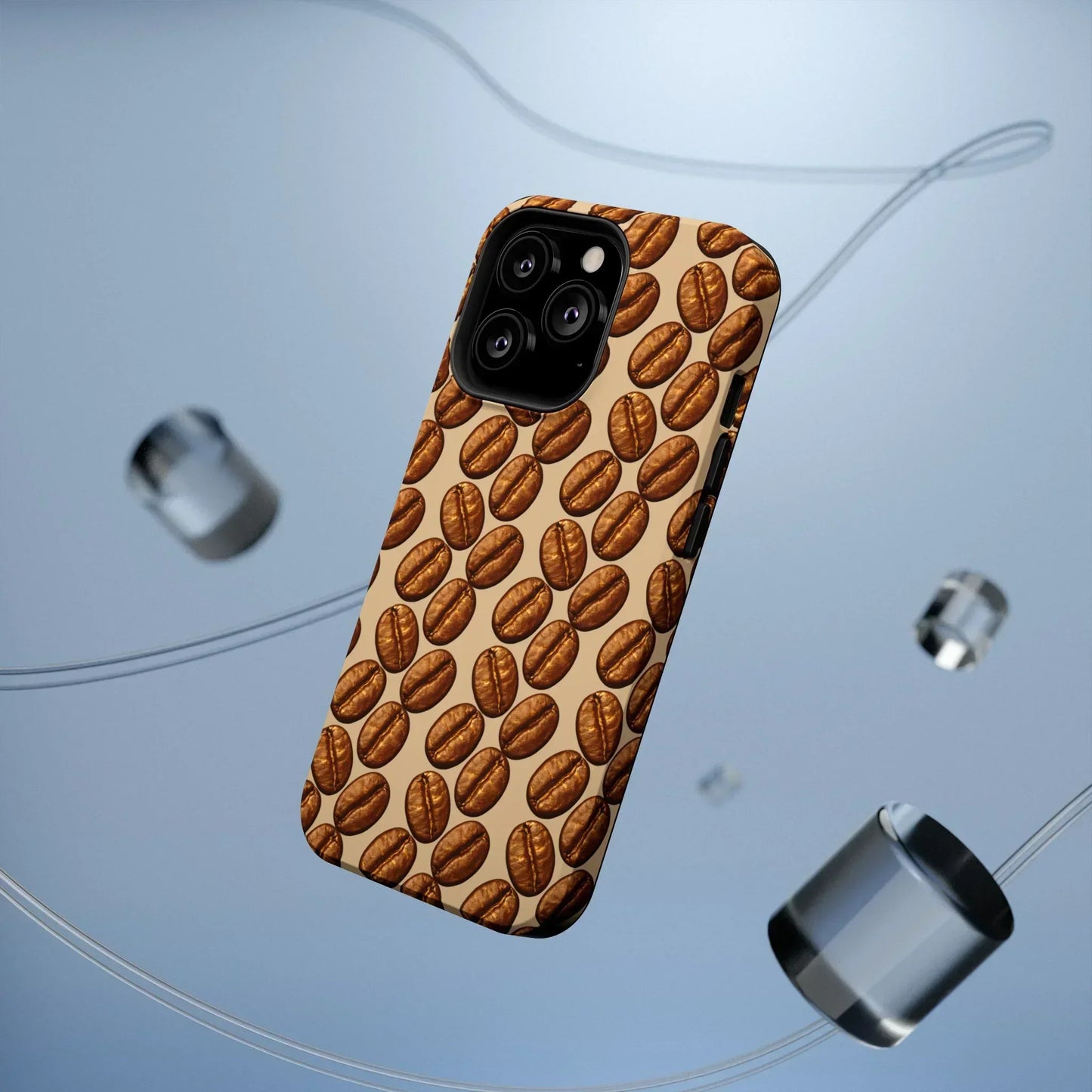 Coffee Pattern Phone Case for iPhone and Samsung Galaxy - KarArmDesign