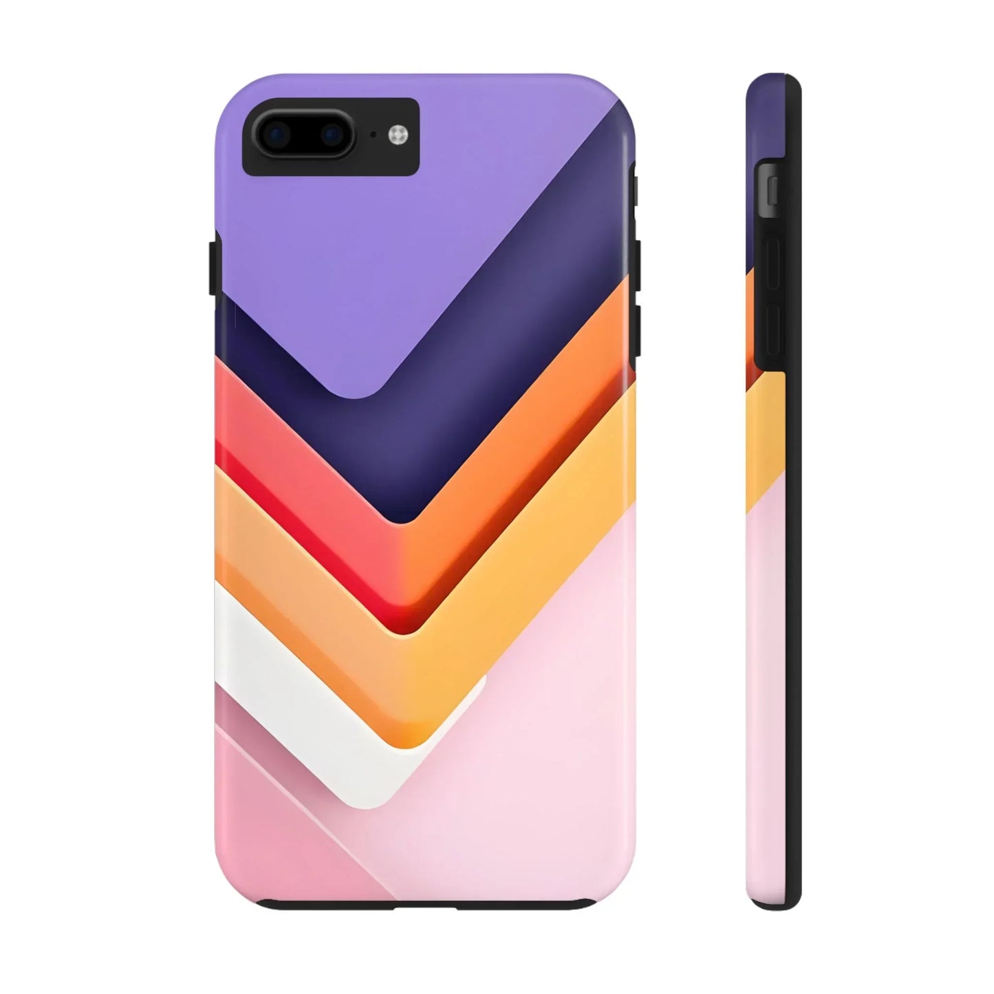 Vibrant Geometric Chevron Phone Case for iPhone and Samsung Galaxy - KarArmDesign
