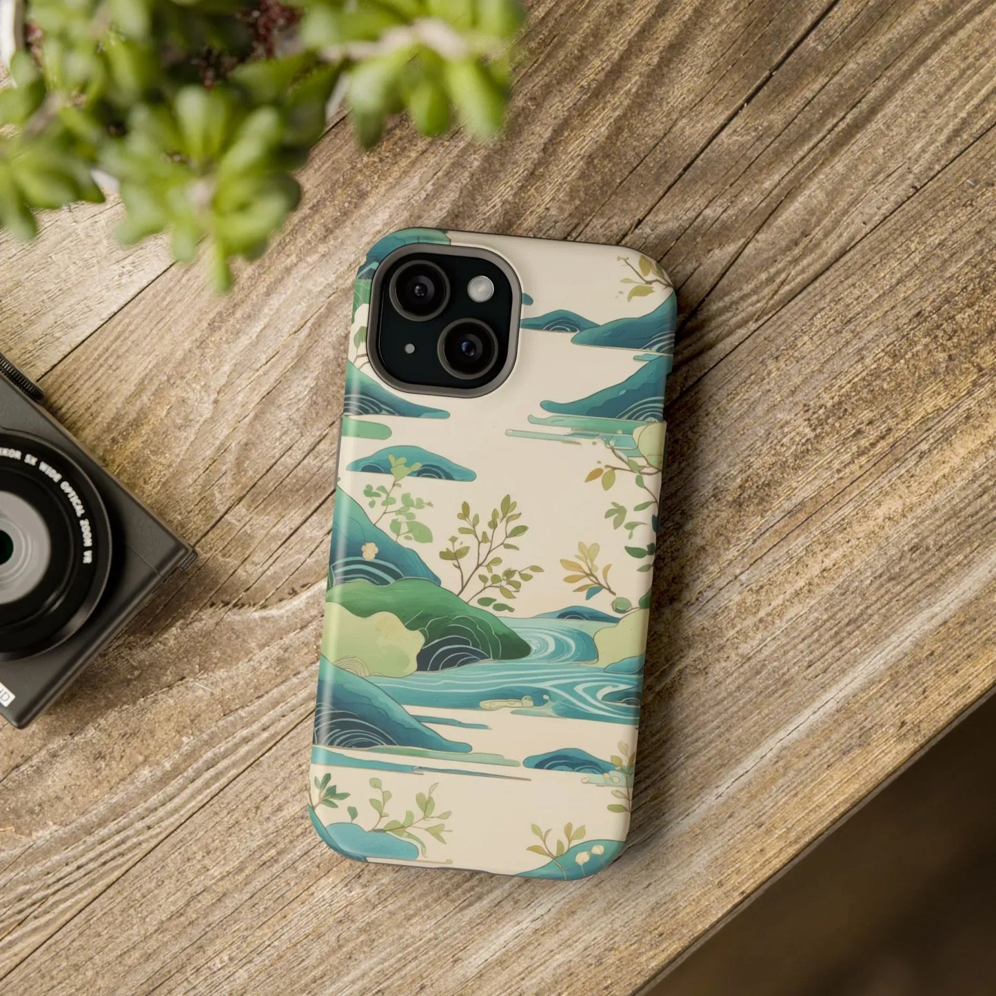 Nature Landscape Phone Case for iPhone 12-16 and Samsung Galaxy S21-S22 Models - KarArmDesign