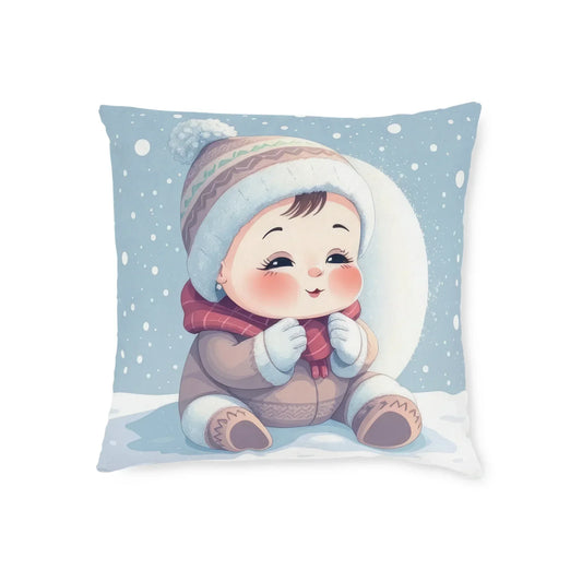 Decorative Square Pillow with Pink Back – Soft & Stylish - KarArmDesign