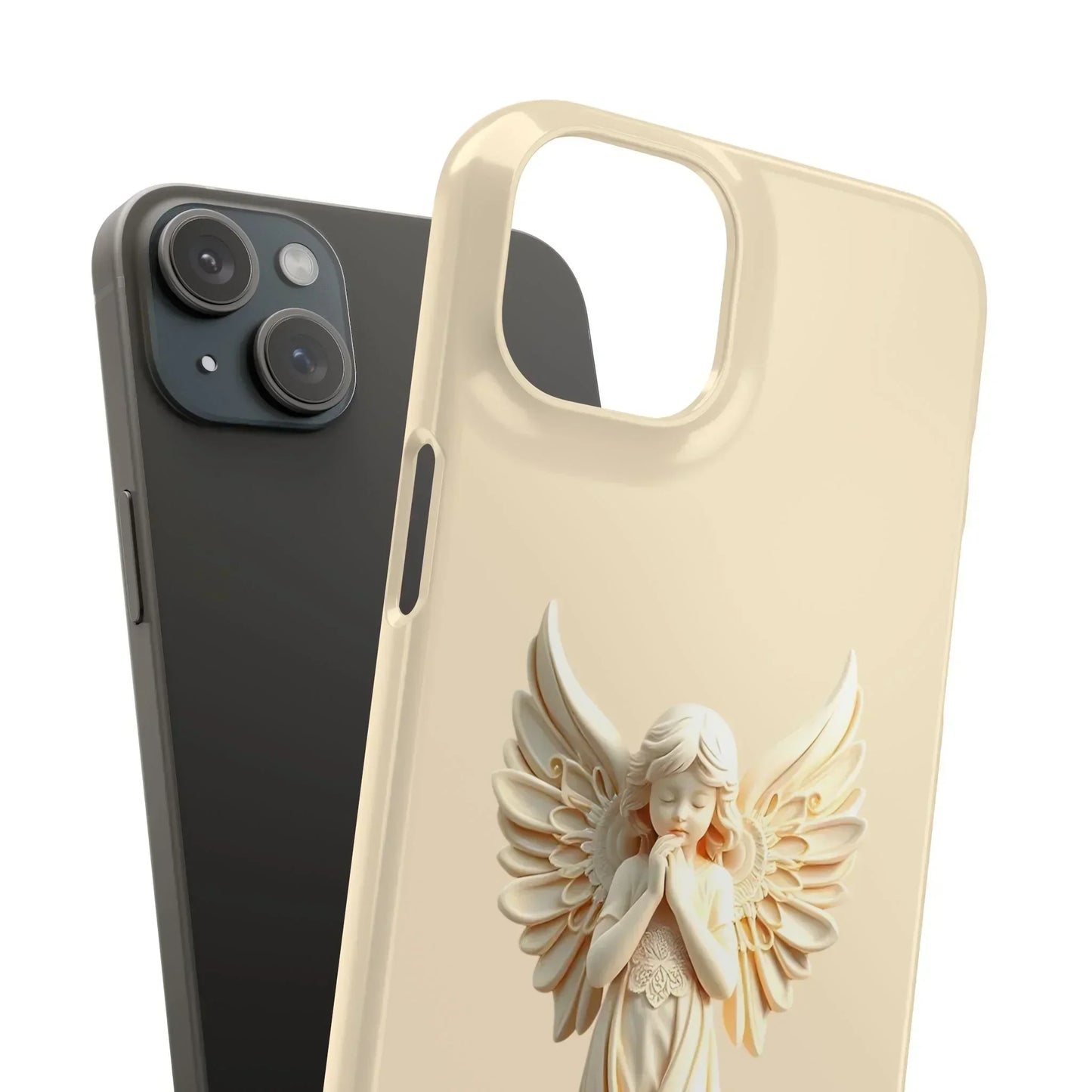 Heavenly Angel Phone Case for iPhone 7-16 and Samsung Galaxy S10-S24 Models - KarArmDesign