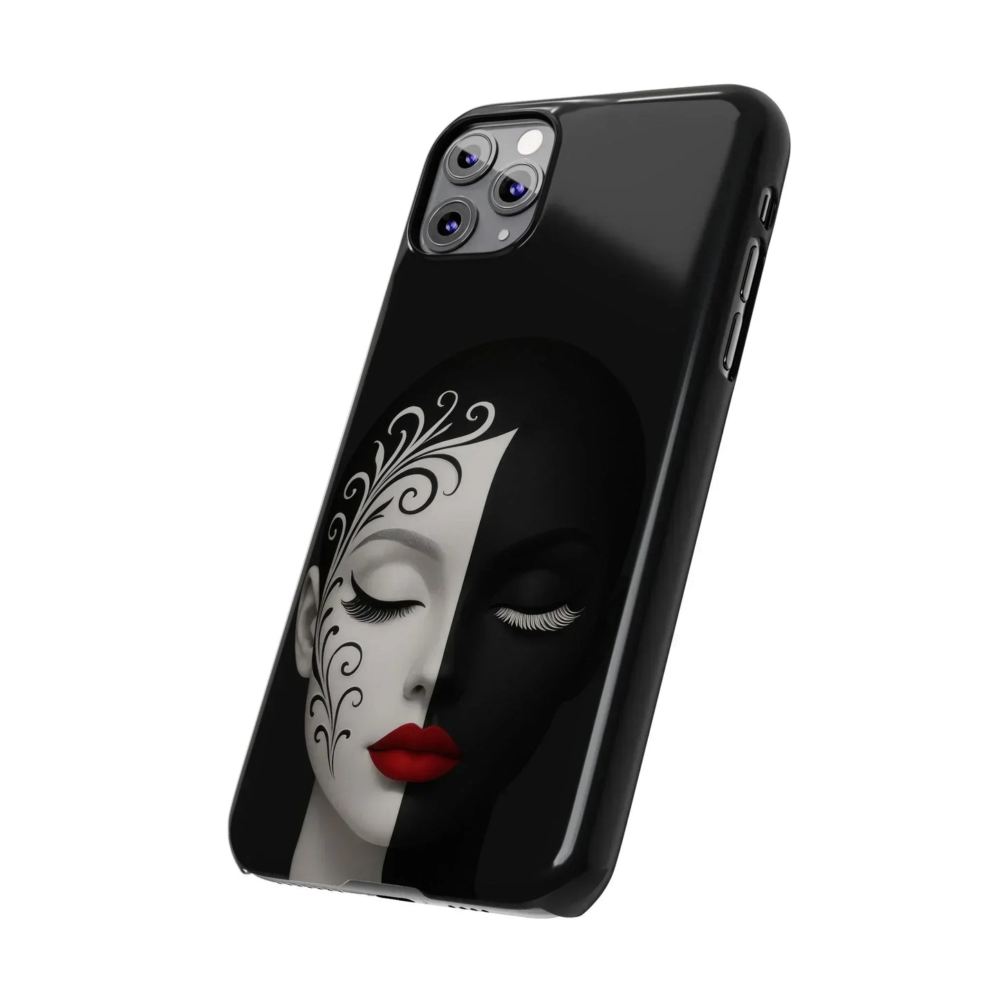 Artistic Head Design Phone Case for iPhone 7-16 Models - KarArmDesign