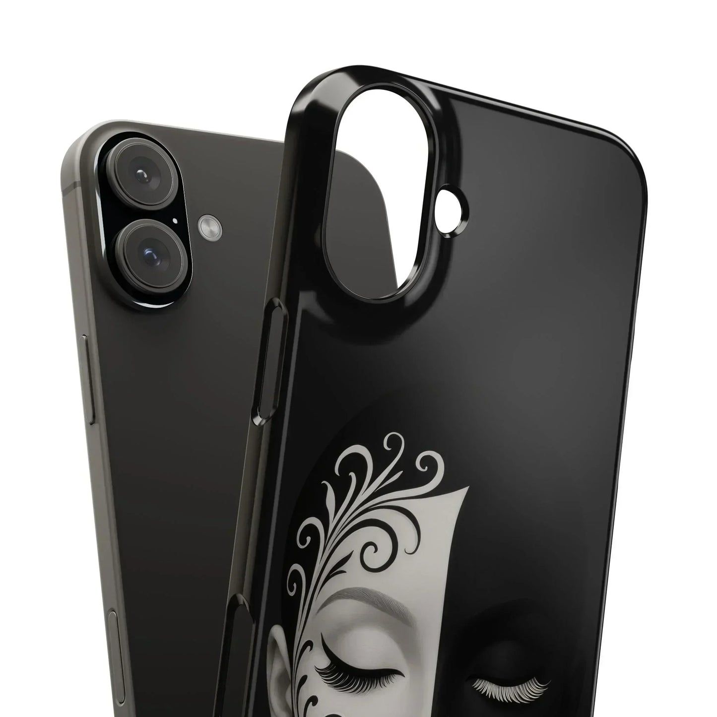Artistic Head Design Phone Case for iPhone 7-16 Models - KarArmDesign