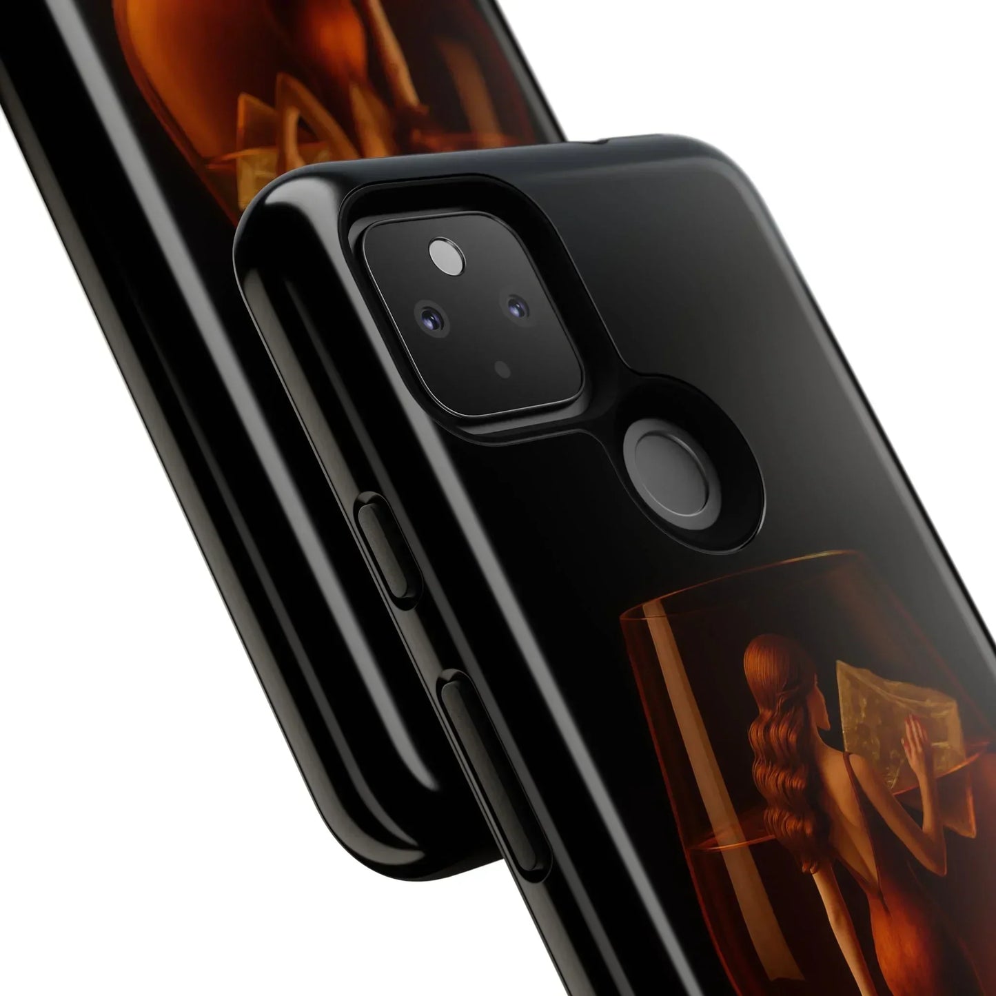 Elegant Midnight Lady Phone Case for iPhone 8-16 and Google Pixel up to 9 Models - KarArmDesign