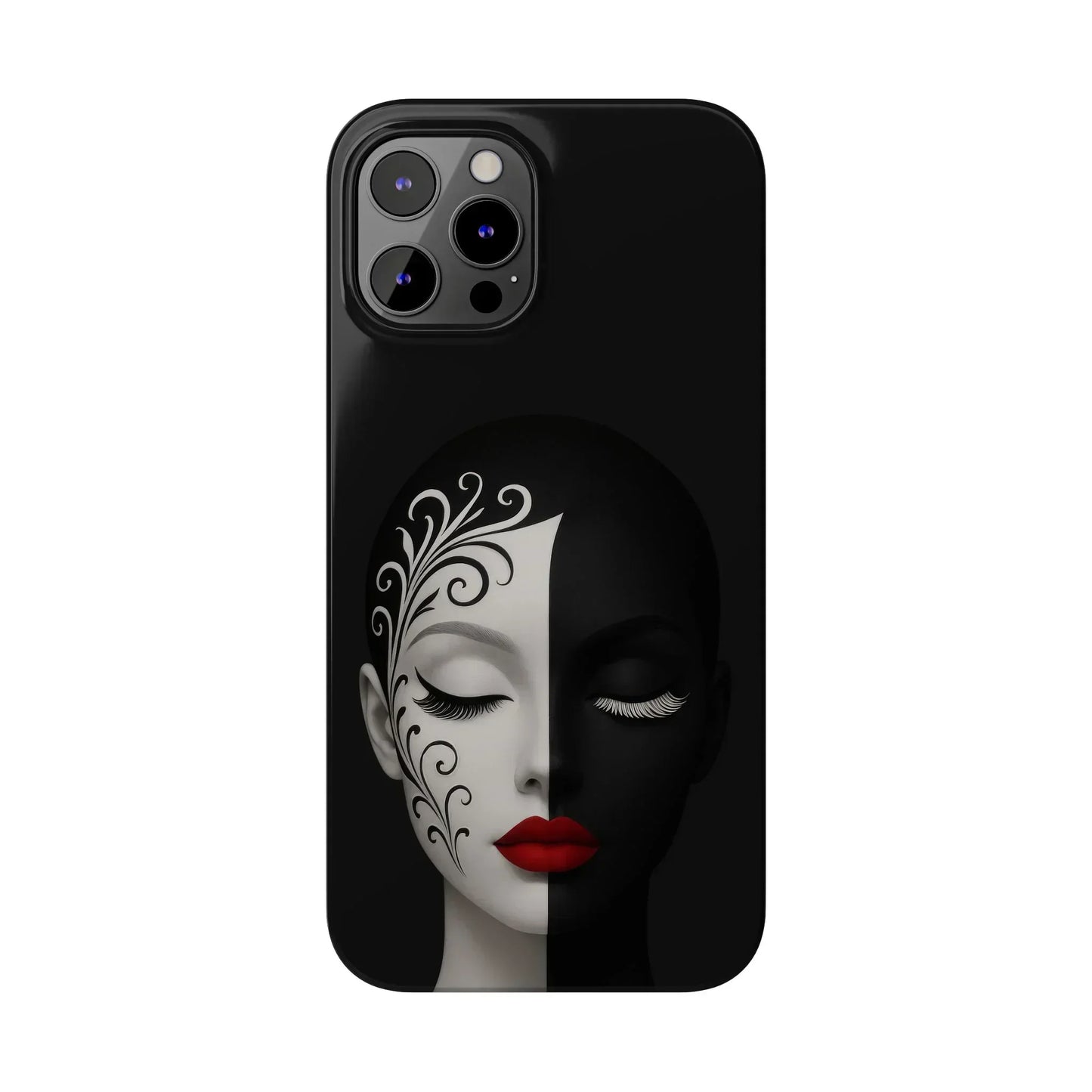 Artistic Head Design Phone Case for iPhone 7-16 Models - KarArmDesign