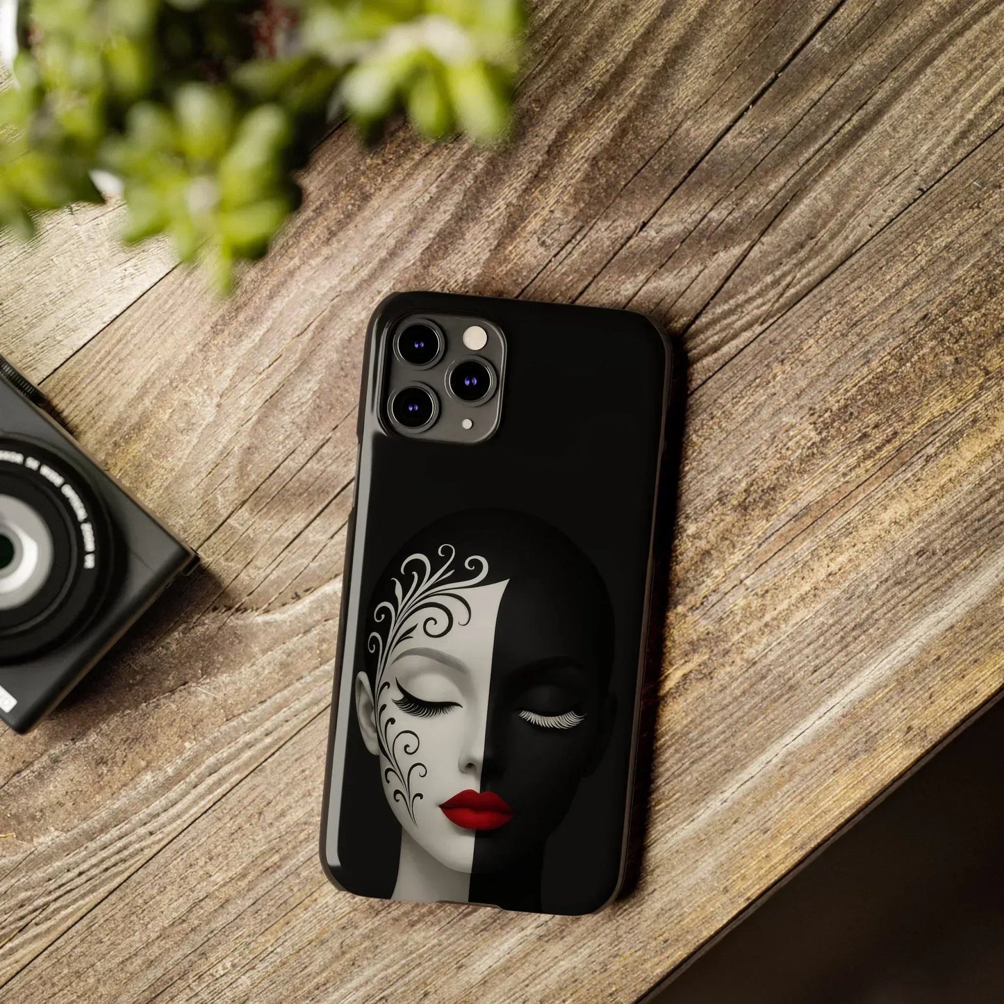 Artistic Head Design Phone Case for iPhone 7-16 Models - KarArmDesign