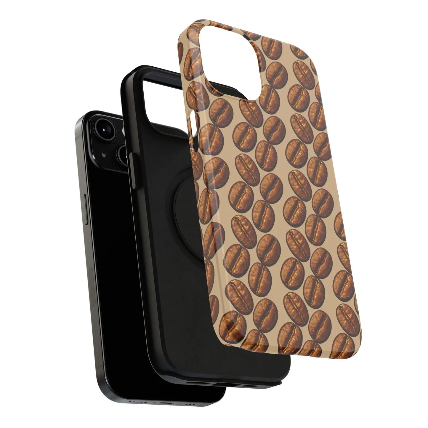 Coffee Pattern Phone Case for iPhone and Samsung Galaxy - KarArmDesign