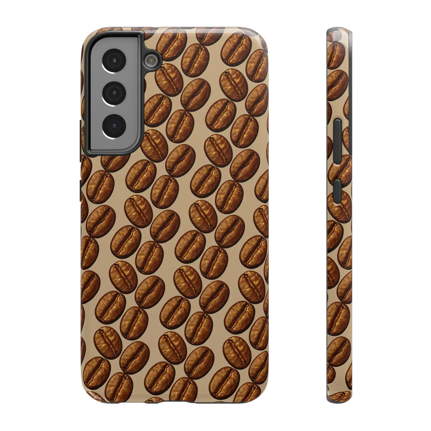 Coffee Pattern Phone Case for iPhone and Samsung Galaxy - KarArmDesign