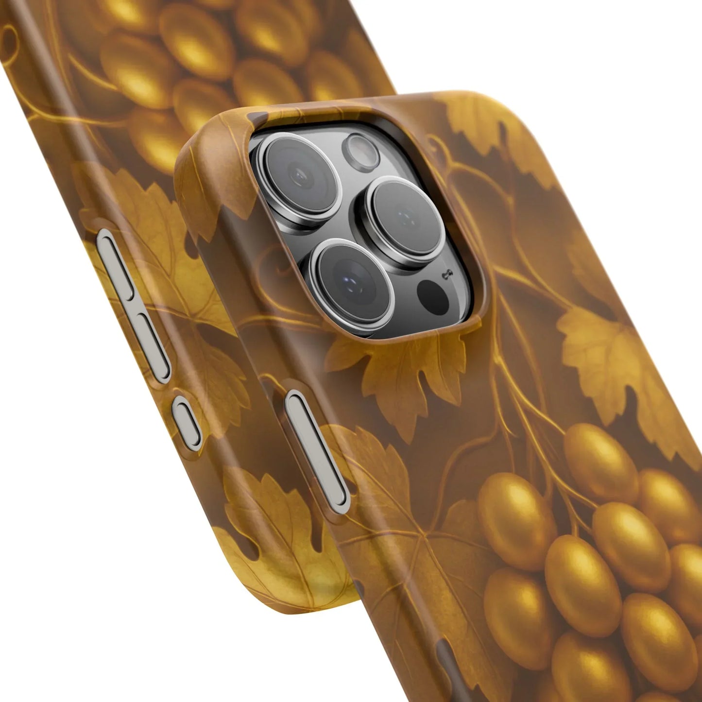Golden Grapes Phone Case for iPhone 7–16 Models - KarArmDesign