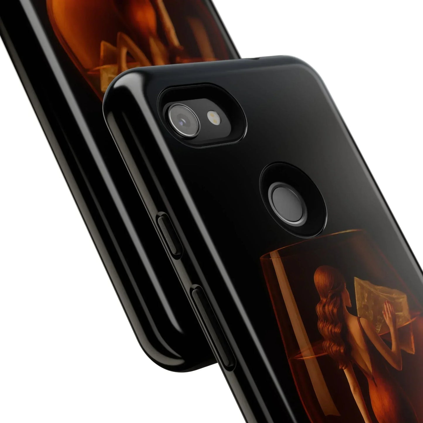 Elegant Midnight Lady Phone Case for iPhone 8-16 and Google Pixel up to 9 Models - KarArmDesign