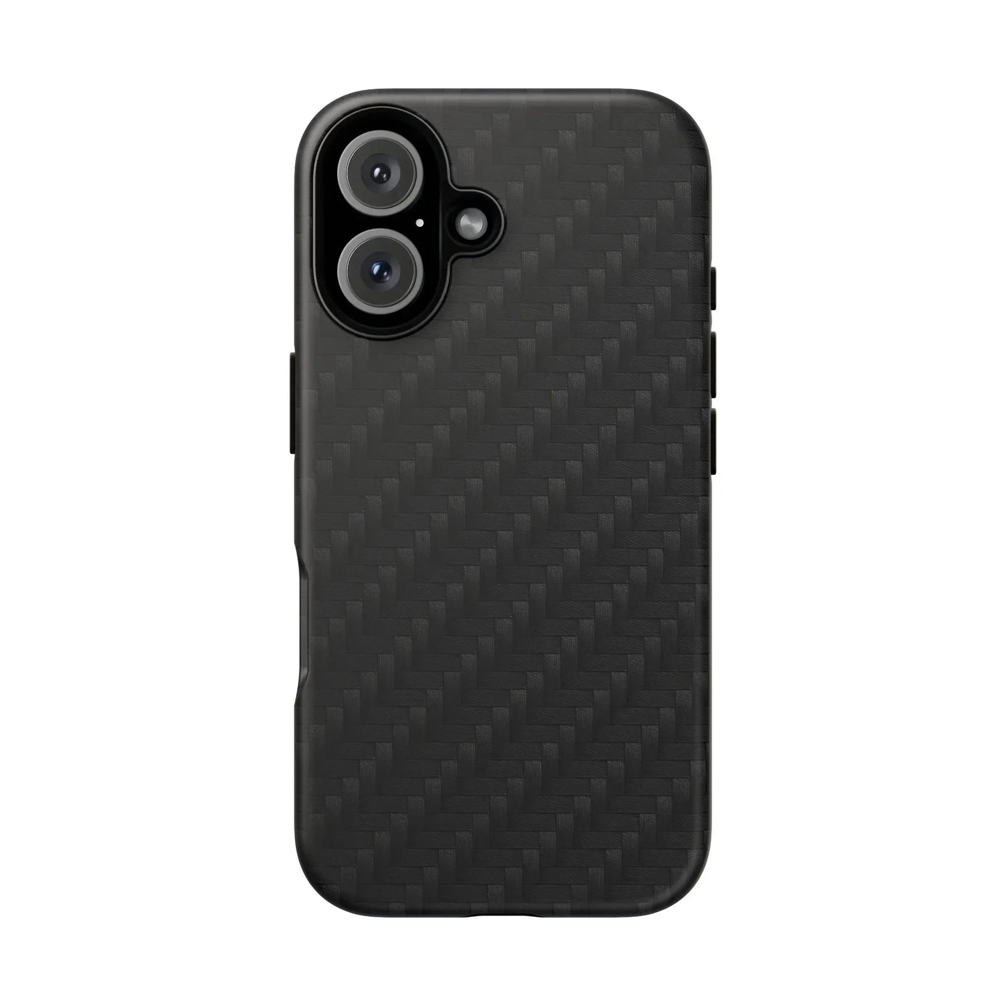Black Carbon Phone Case Tough Case for iPhone 8-16 and Google Pixel up to 9 Models - KarArmDesign