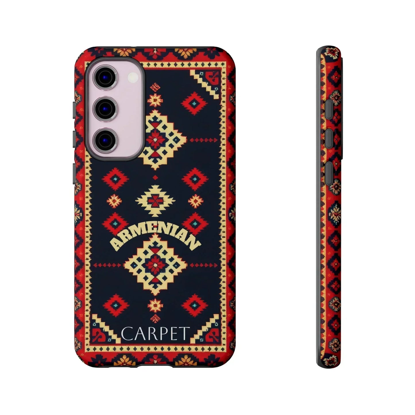 Armenian Carpet Design Phone Case for Samsung Galaxy and Google Pixel Models - KarArmDesign