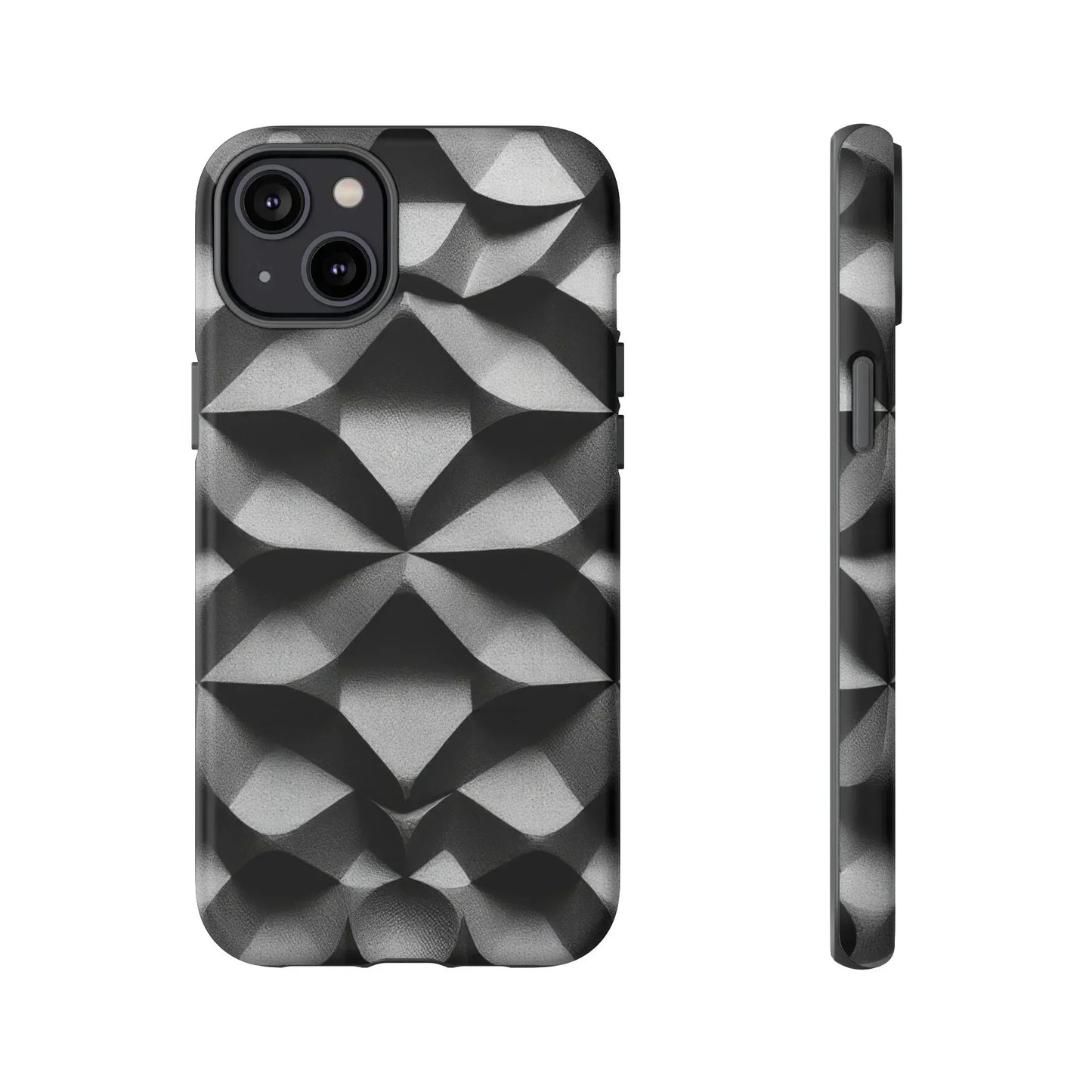 3D Geometric Phone Case for iPhone 8–16 Models - KarArmDesign