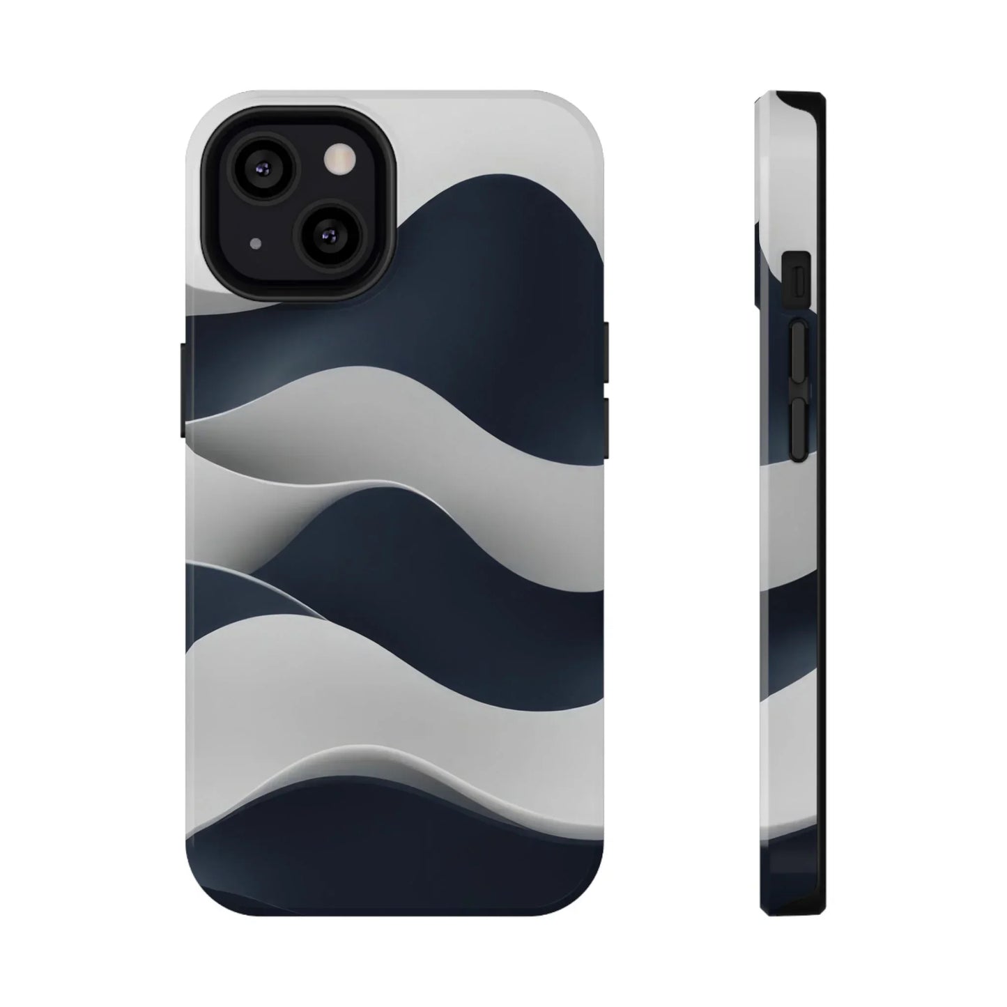 Ocean Flow Phone Case for iPhone 11-17 and Samsung Galaxy S21-S22 Models - KARARMDESIGN