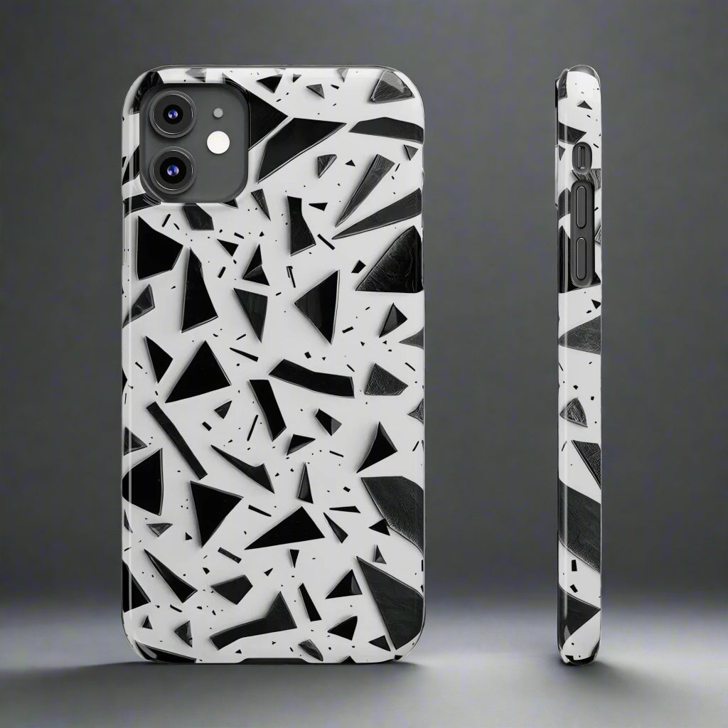 Abstract Slim Phone Case for iPhone 7 to 16 Models - KarArmDesign