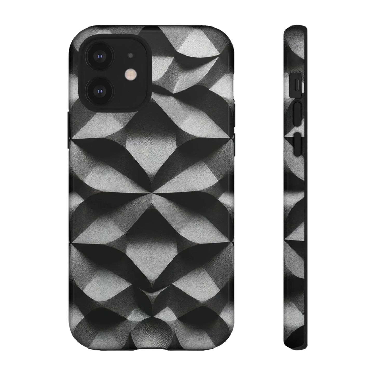 3D Geometric Phone Case for iPhone 8–16 Models - KarArmDesign