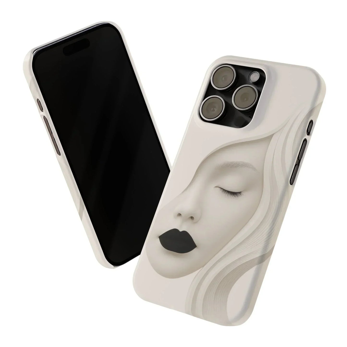 Minimalist Face Phone Case for iPhone 7-16 Models - KarArmDesign